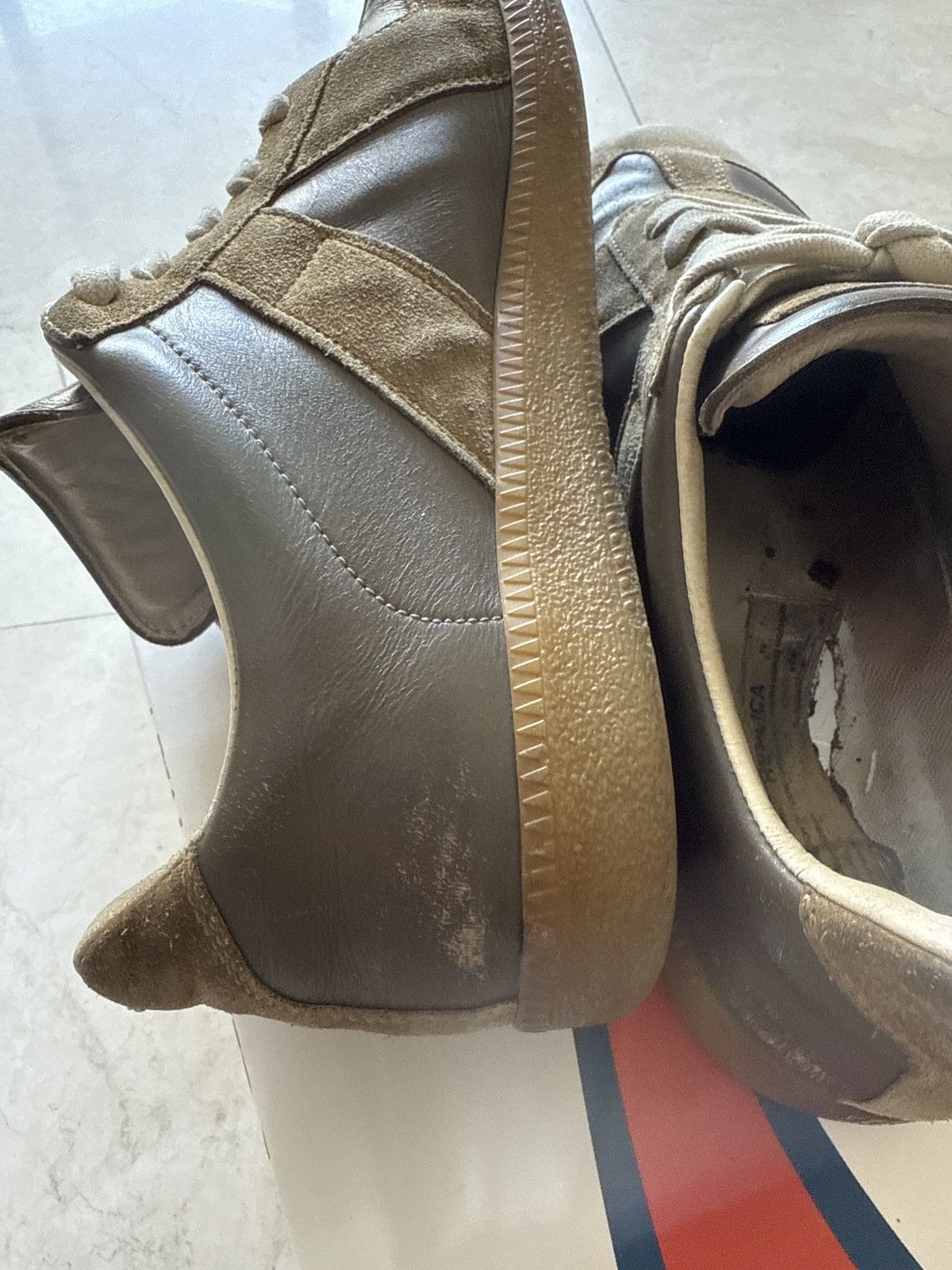 Maison Margiela Maison Margiela replica gats - Beige/Grey Size US 9 / EU 42 - 6 Thumbnail