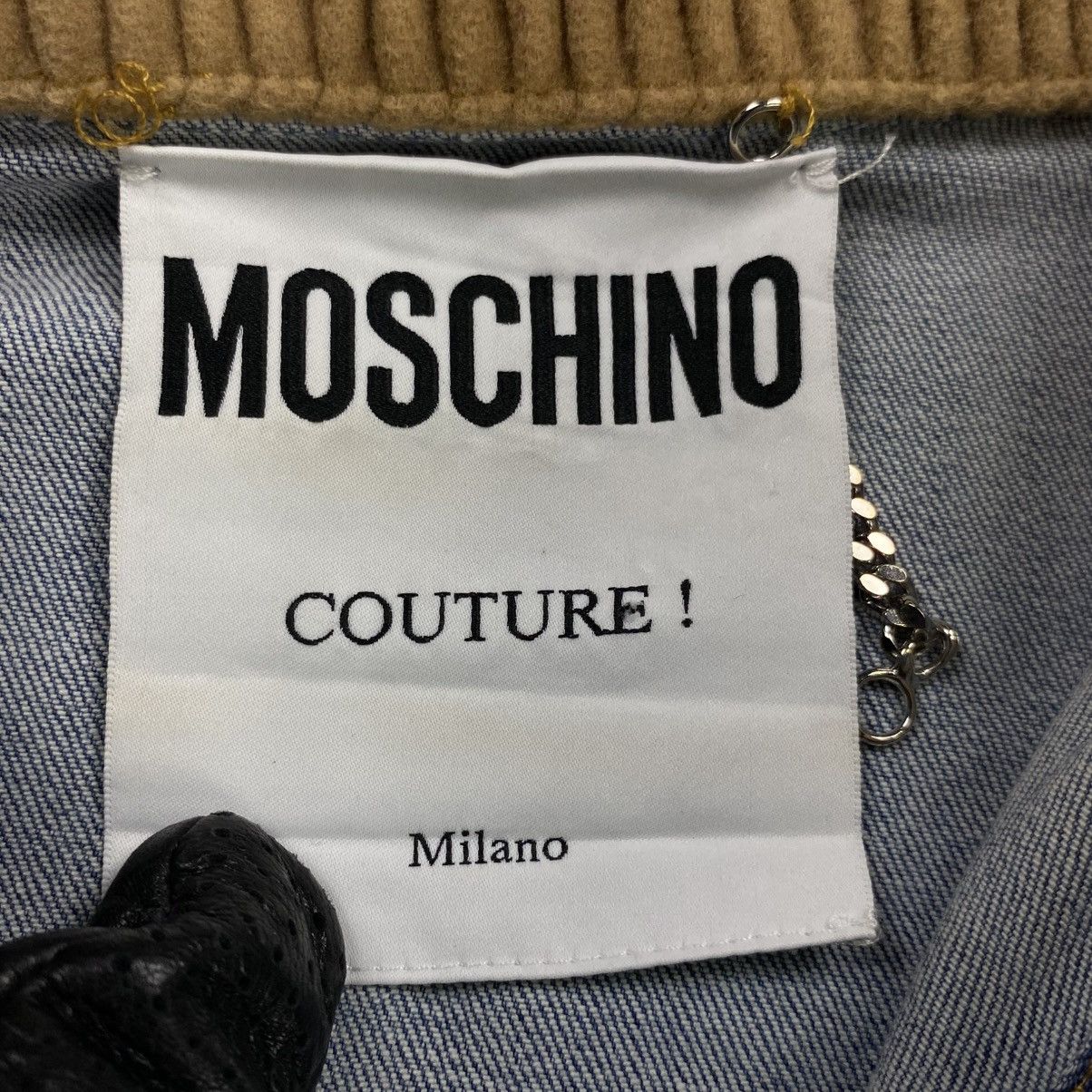 Moschino FW17 Cardboard Couture Denim Jacket Size L / US 10 / IT 46 - 6 Thumbnail