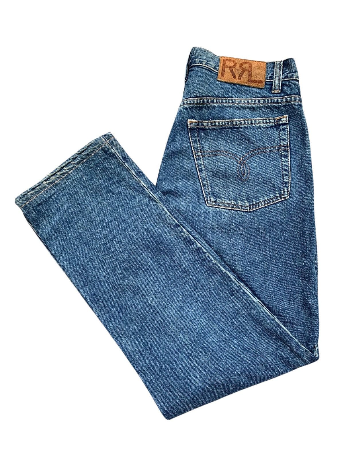 RRL Ralph Lauren VINTAGE RRL RALPH LAUREN MADE IN USA BUTTON FLY DENIM Size US 30 / EU 46 - 5 Thumbnail
