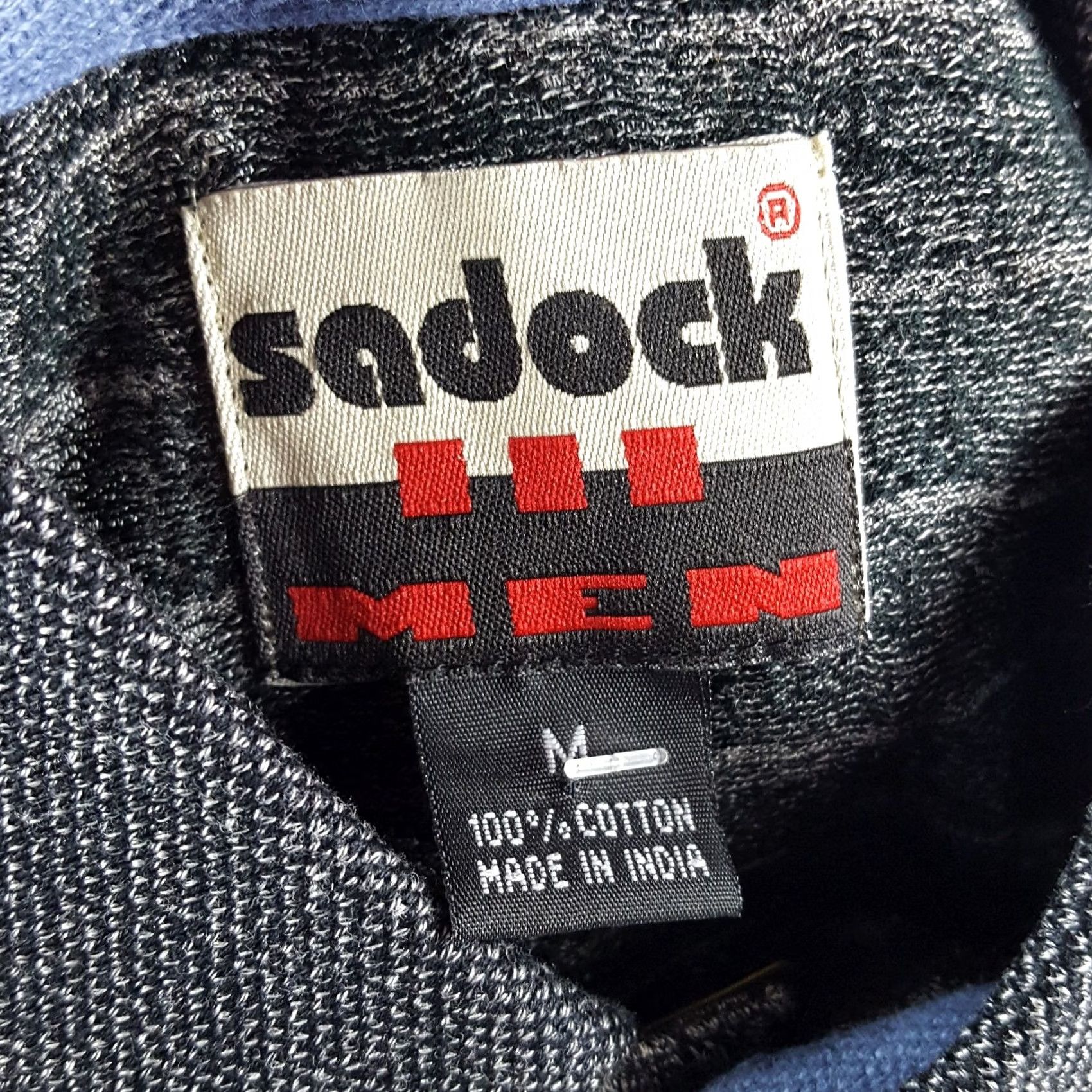 Vintage VINTAGE Sadock Polo Shirt Mens Size L Gray Diamond Argyle Preppy Oversized Button Collar Golf Shirt 90s Size US L / EU 52-54 / 3 - 6 Thumbnail