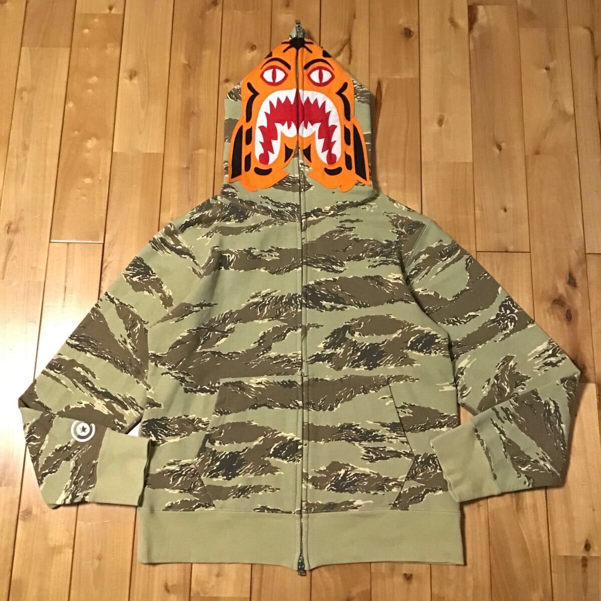 BAPE Tiger full zip hoodie Desert camo a bathing ape