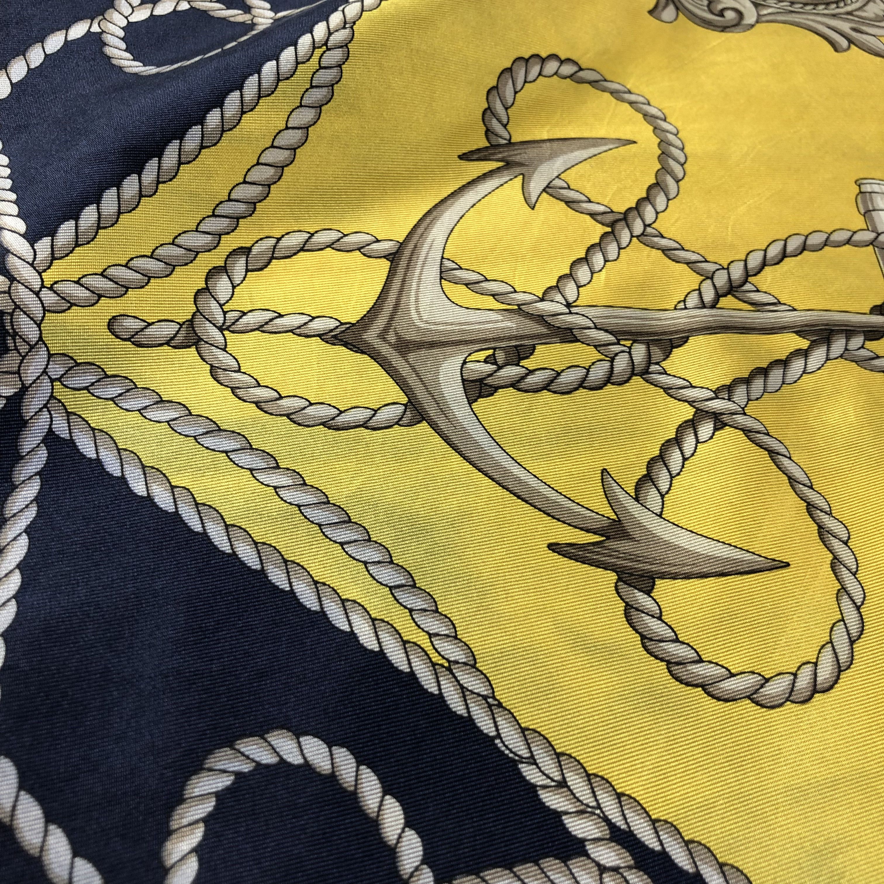 Japanese Brand Vintage Art of Silk Luxury Silk Scarf M569 Size ONE SIZE - 8 Thumbnail