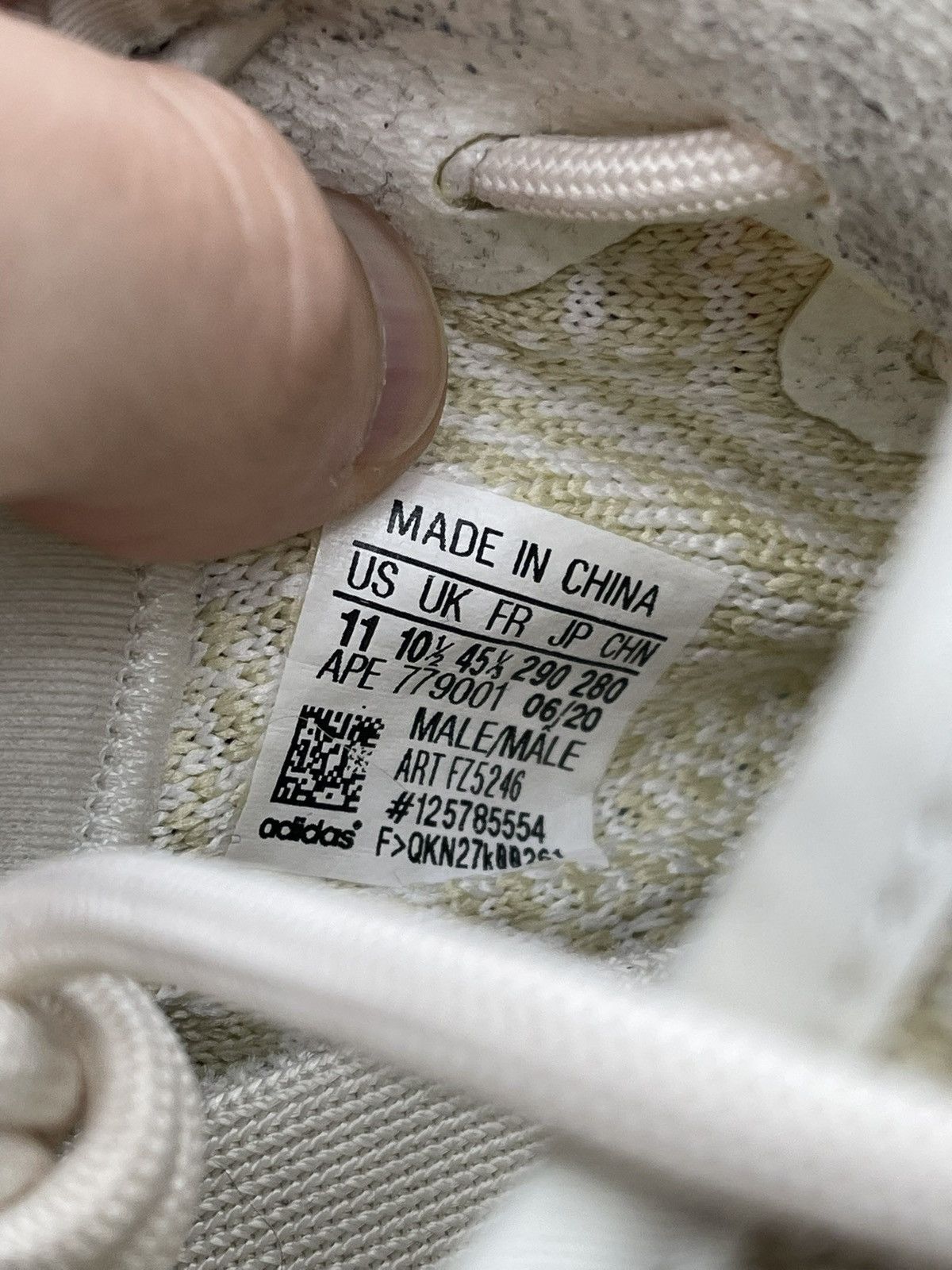 Adidas Size 11 - Adidas Yeezy Boost 350 Natural Size US 11 / EU 44 - 10 Thumbnail
