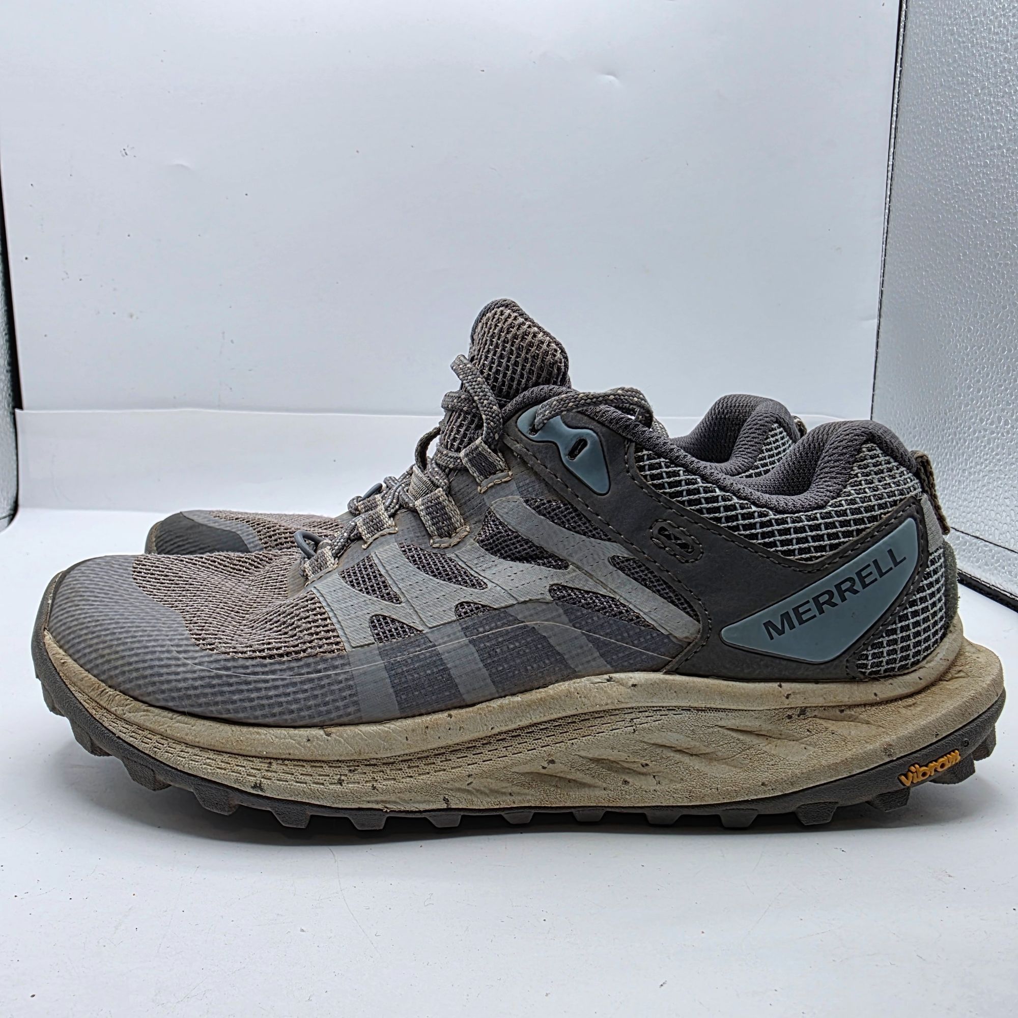 Merrell Merrell Antora 3 Womens 6.5 Gray Hiking Shoes Vibram Sole Tr Size US 6.5 / IT 36.5 - 13 Thumbnail