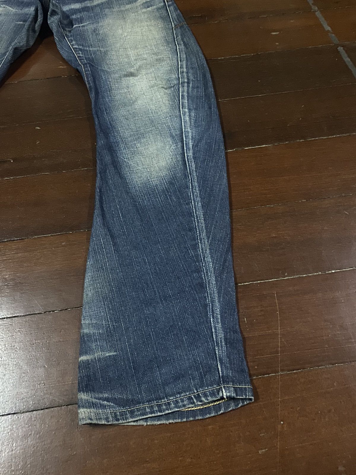 Edwin × Japanese Brand FIRE 🔥 EDWIN E-FUNCTION CURVE FLARE JEANS Size US 32 / EU 48 - 4 Thumbnail