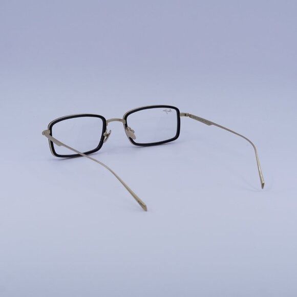 Maui Jim Maui Jim MJO2421 16B Eyeglasses Black/Gold 49mm Rectangle Size ONE SIZE - 9 Thumbnail