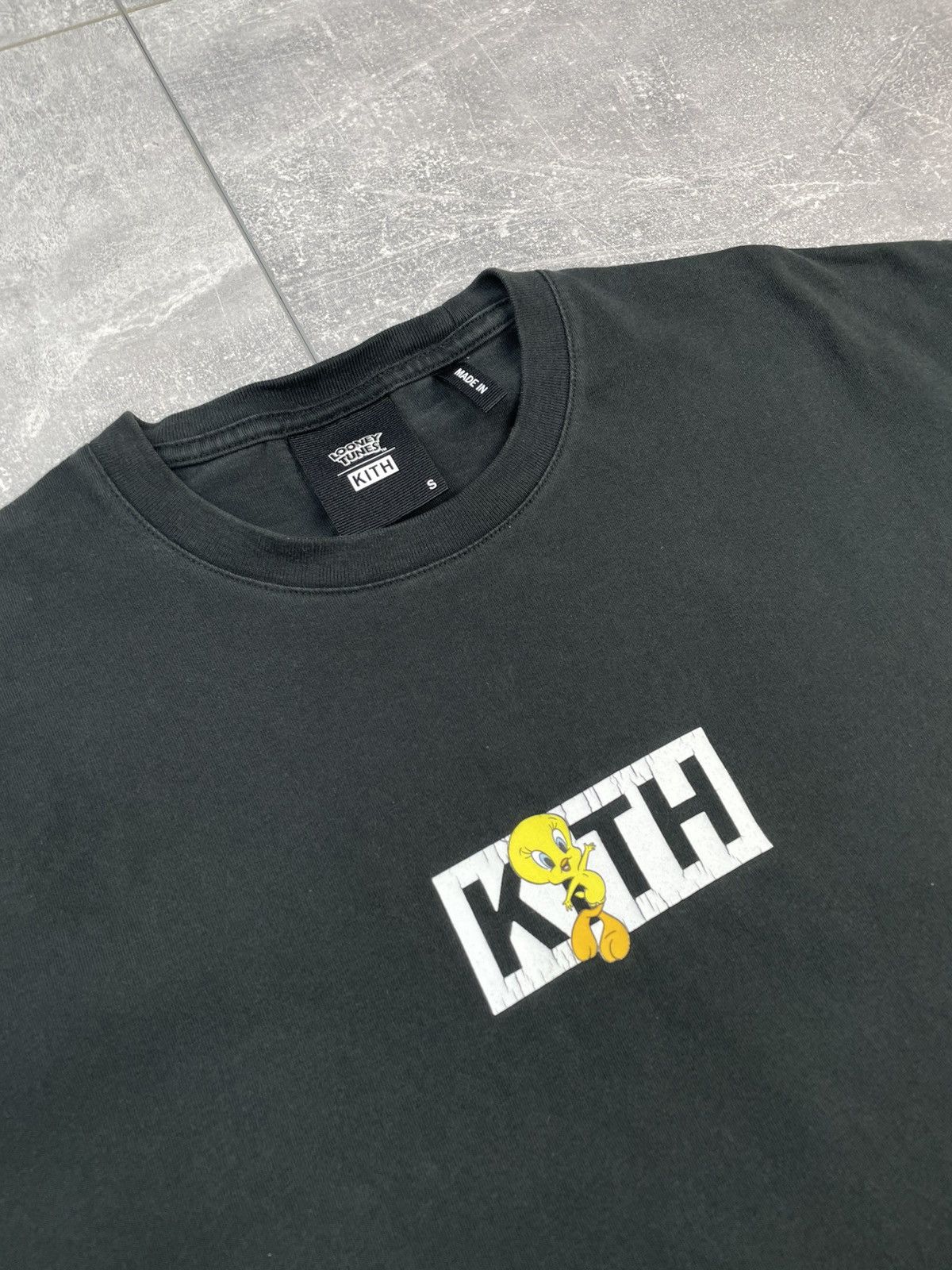 Kith Kith x Looney Tunes Tweety Classic Logo Tee T-shirt Size US S / EU 44-46 / 1 - 2 Thumbnail