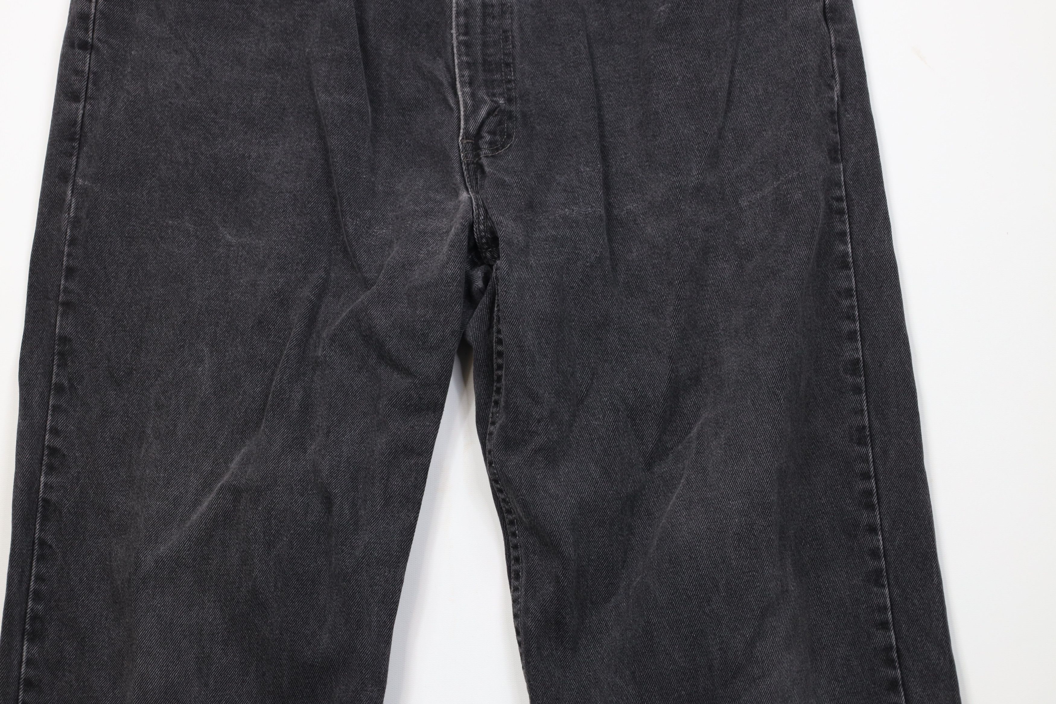 Levi's Vintage 90s Levis 550 Relaxed Fit Denim Jeans Black Cotton Size US 40 / EU 56 - 3 Thumbnail