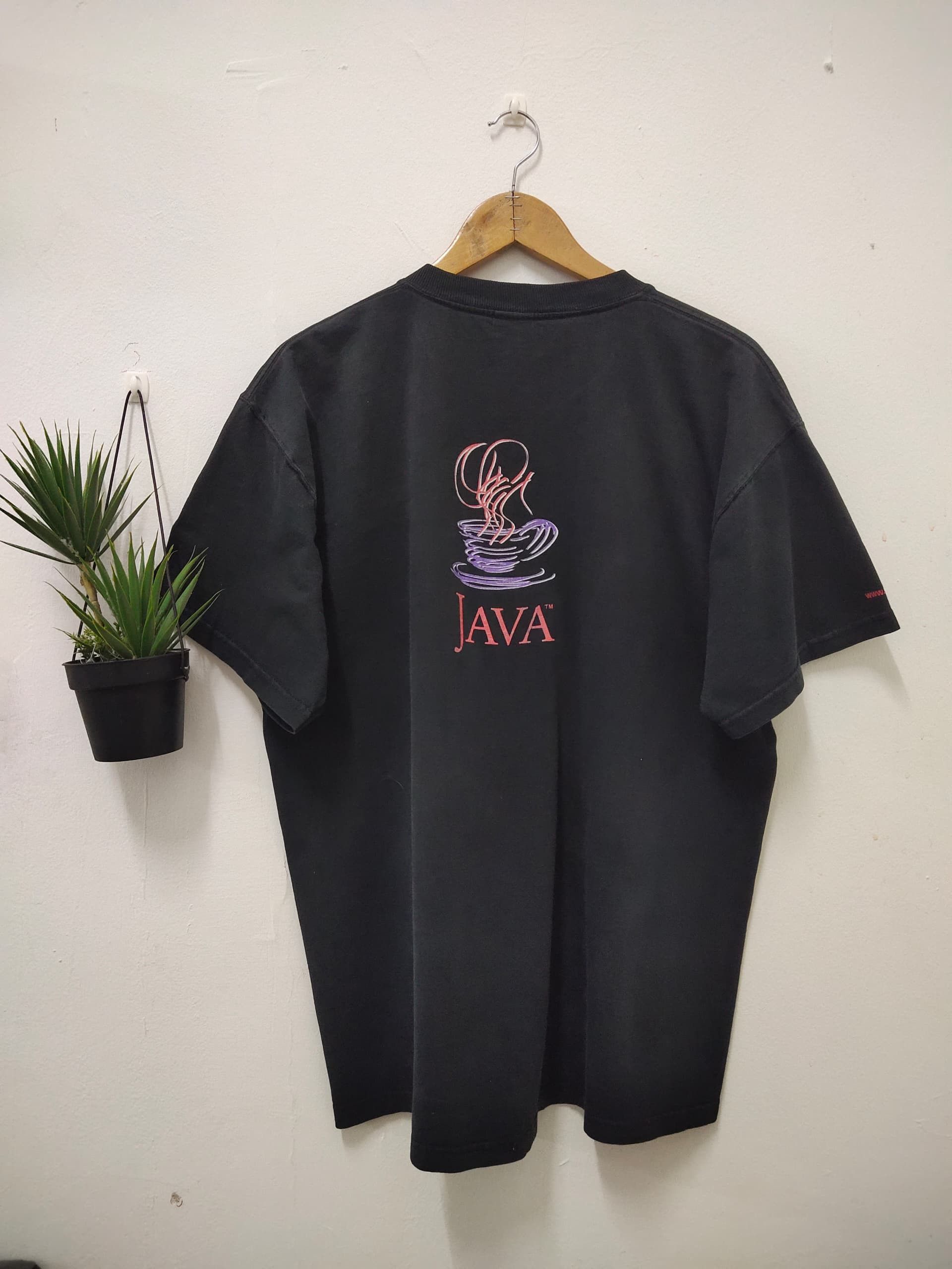 Fruit Of The Loom Vintage 90s Java Game microsoft promo t shirt rare Size US XL / EU 56 / 4 - 1 Thumbnail