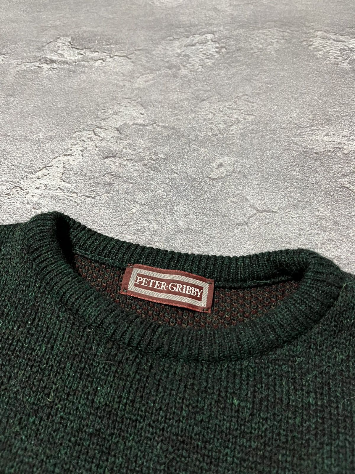 Vintage Vintage 90s Peter Gribby Knitted Wool Sweater Size US L / EU 52-54 / 3 - 4 Thumbnail