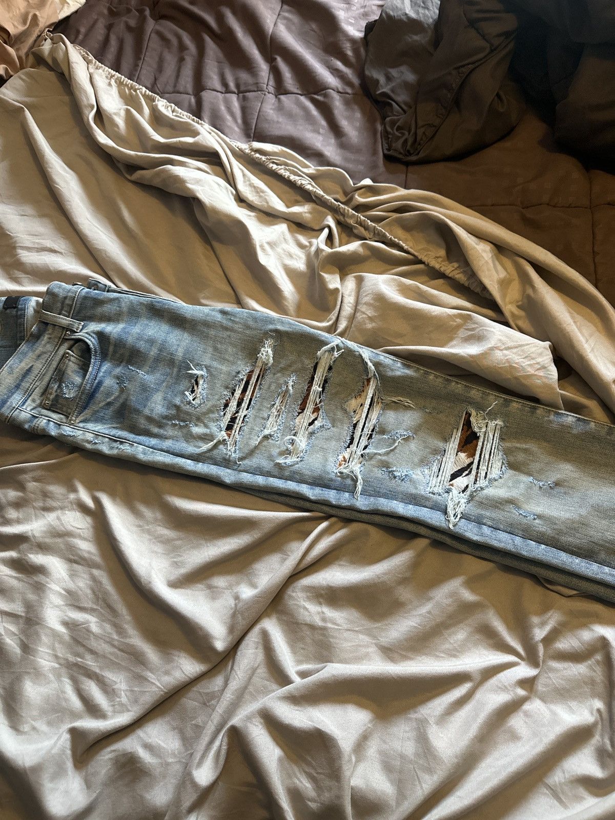 Amiri Amiri Leopard Print Jeans Size US 30 / EU 46 - 3 Thumbnail