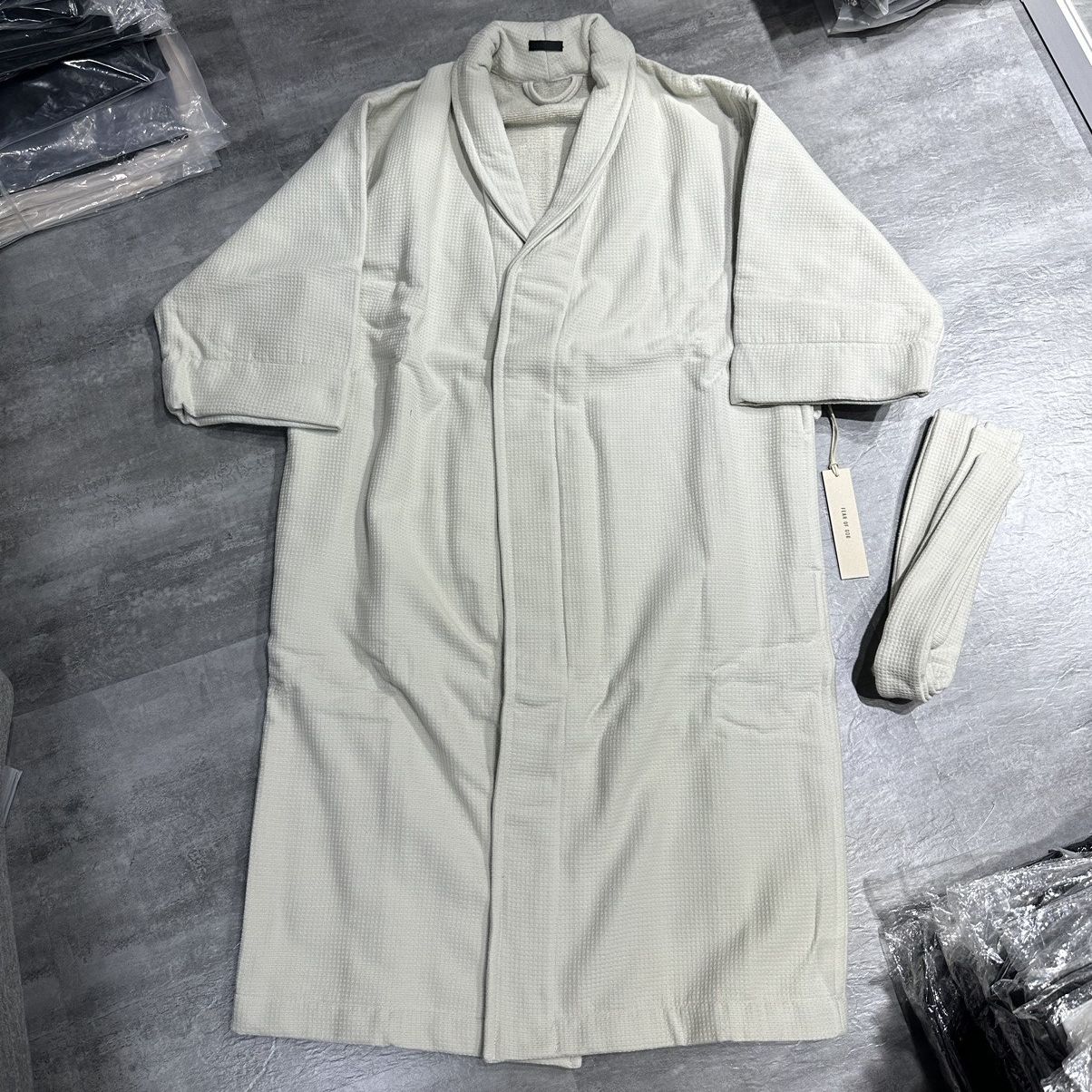 Fear of God Fear of God Luxury Loungewear Waffle Knit Robe Size US S / EU 44-46 / 1 - 2 Thumbnail