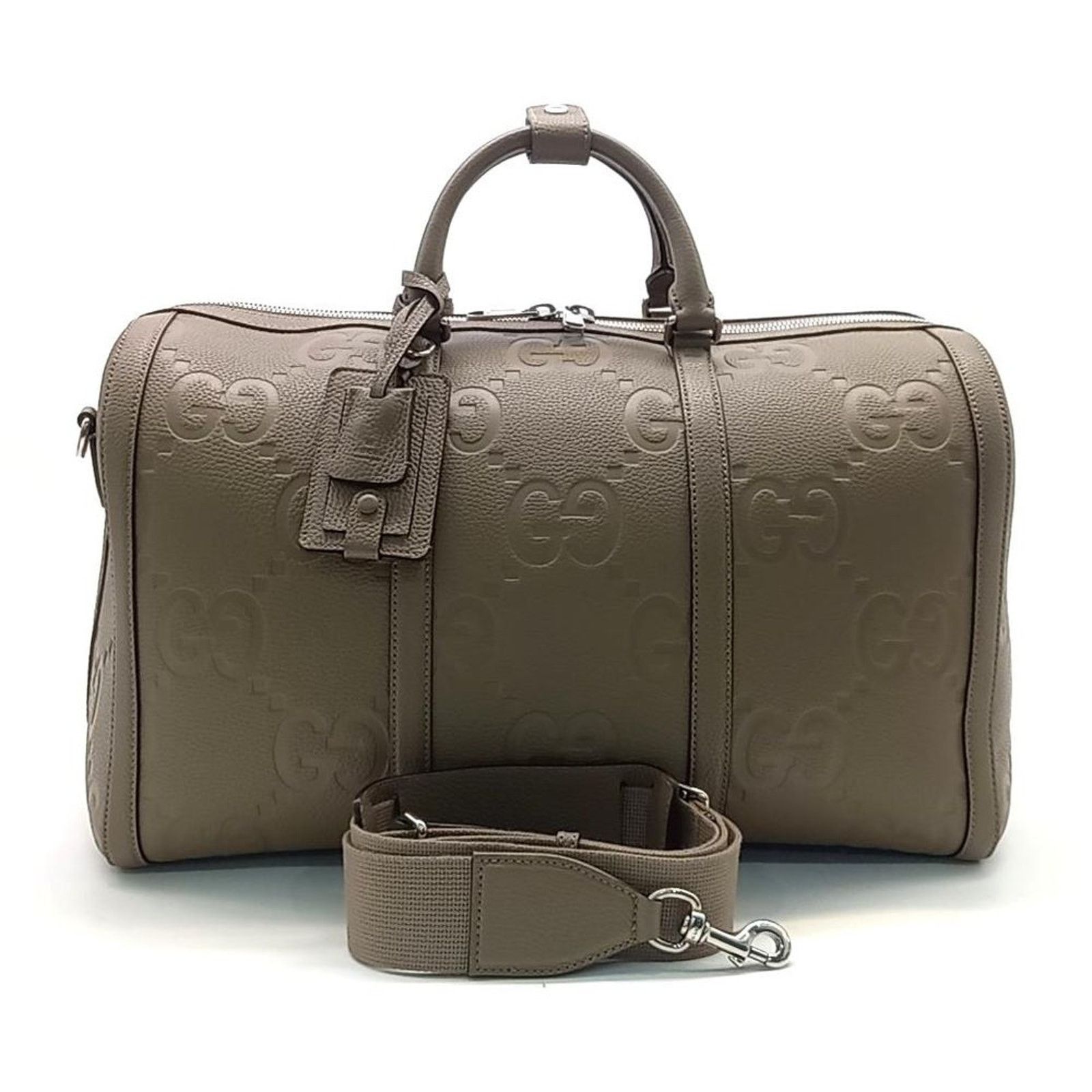 Gucci Jumbo GG Duffel Bag Small (725282) (7334134) in Brown, Women's
