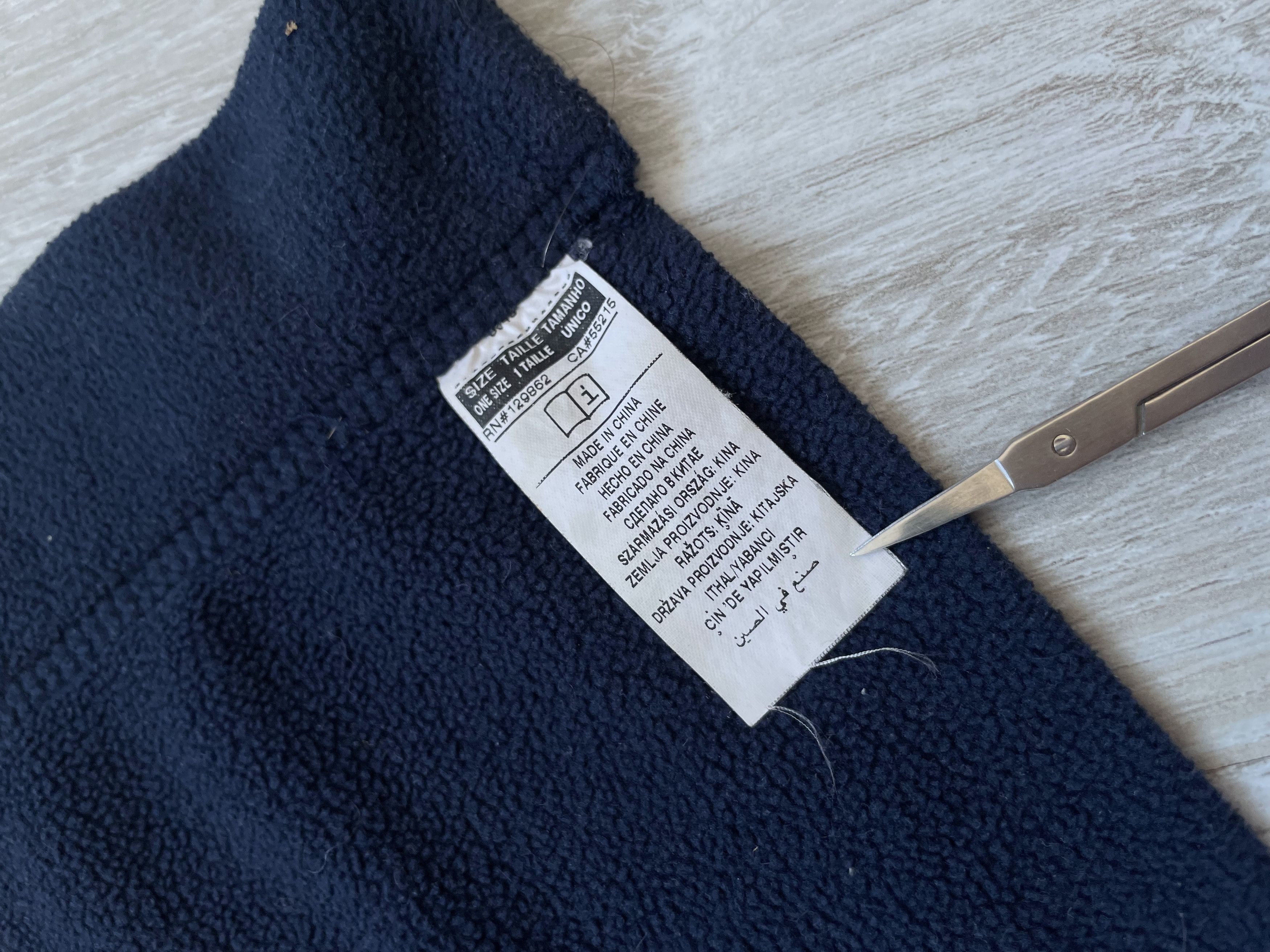 Nike Vintage Nike Scarf Dark Blue Drill Swoosh 166×22 Size ONE SIZE - 5 Thumbnail
