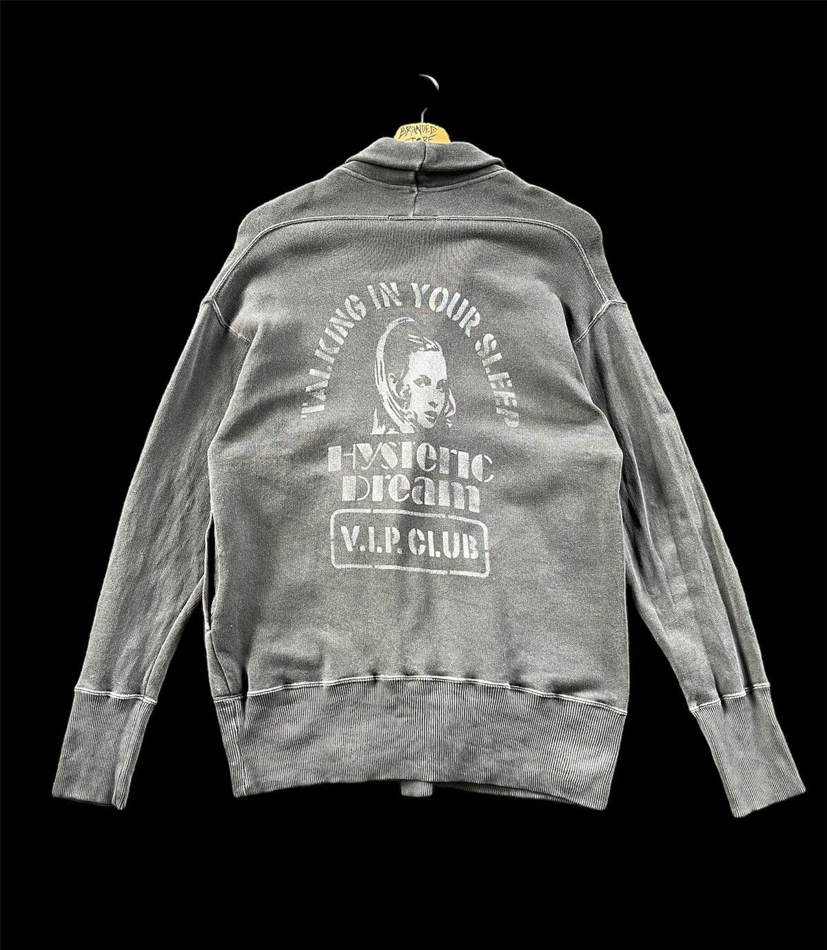 Designer × Hysteric Glamour × Japanese Brand 🔥Hysteric Glamour Iconic Girl Logo Cardigan Sweter Japan 🇯🇵 Size US M / EU 48-50 / 2 - 1 Thumbnail