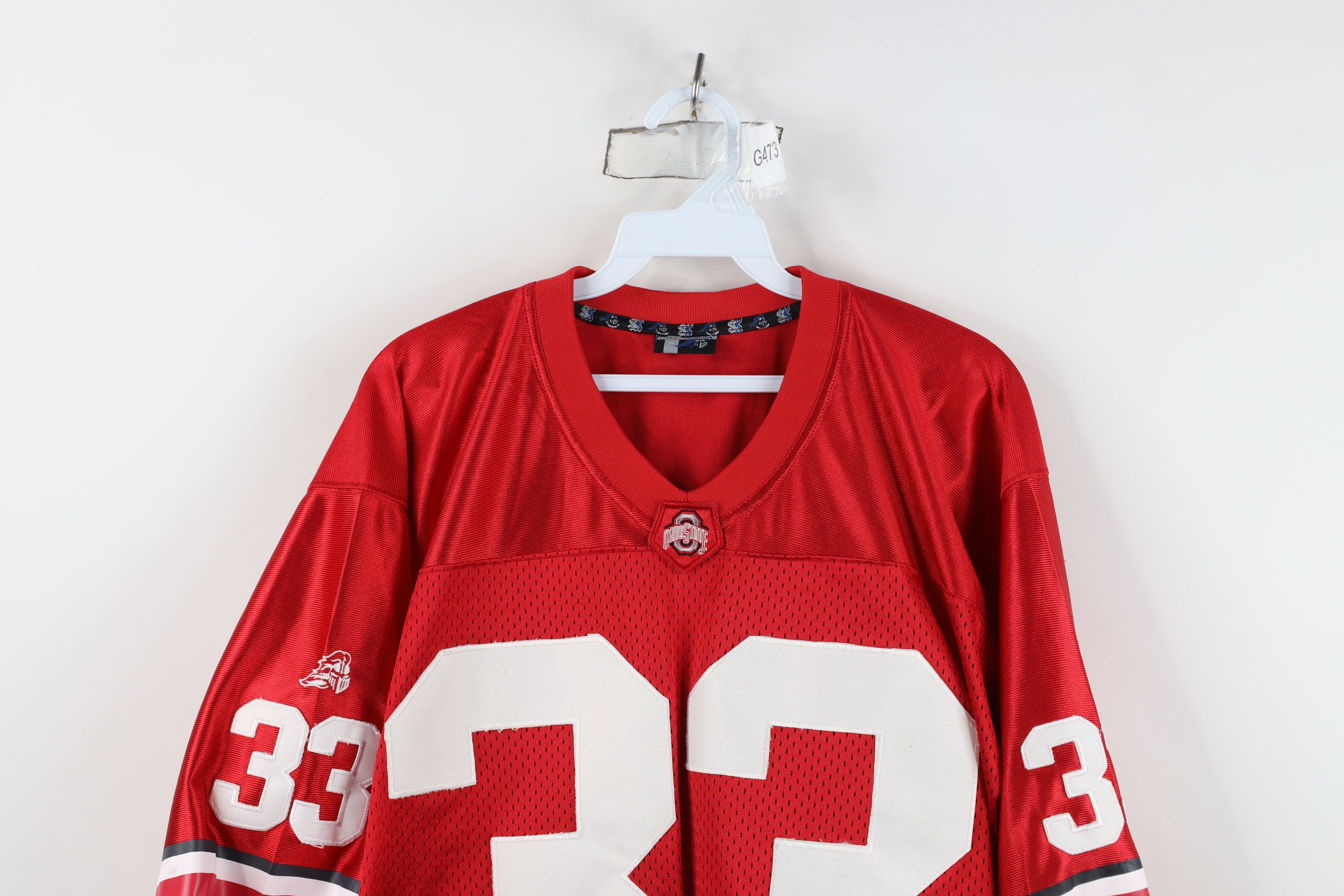 Vintage Vintage The Ohio State University Football Jersey Red #33 Size US M / EU 48-50 / 2 - 2 Thumbnail