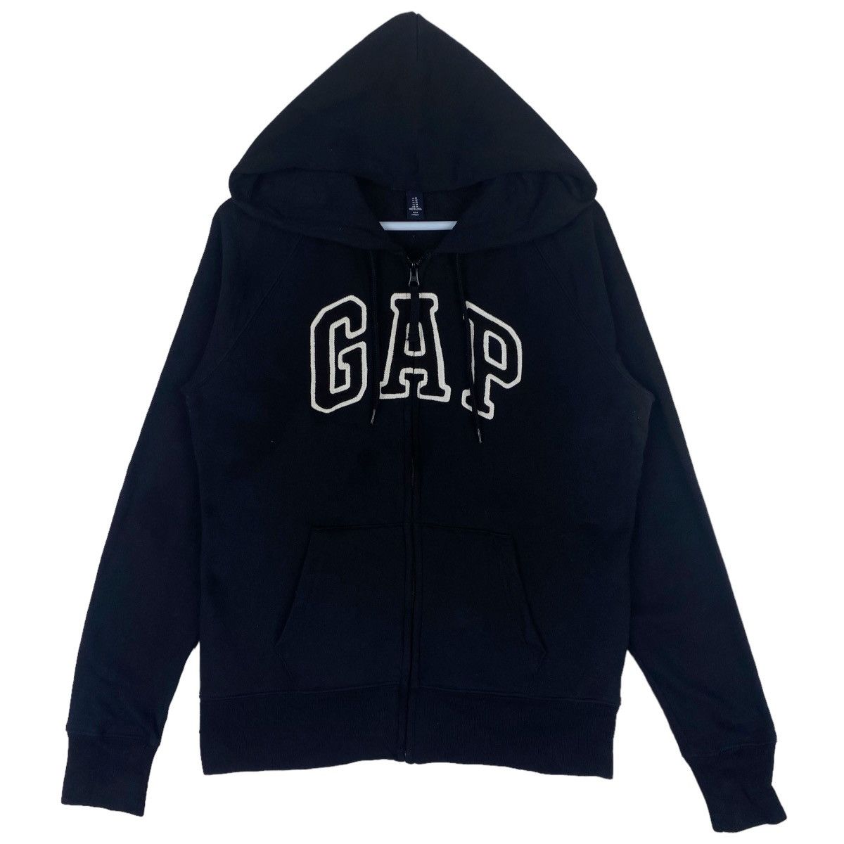 Gap GAP Black Hoodie Sweatshirt Pullover Jumper Size US M / EU 48-50 / 2 - 1 Thumbnail