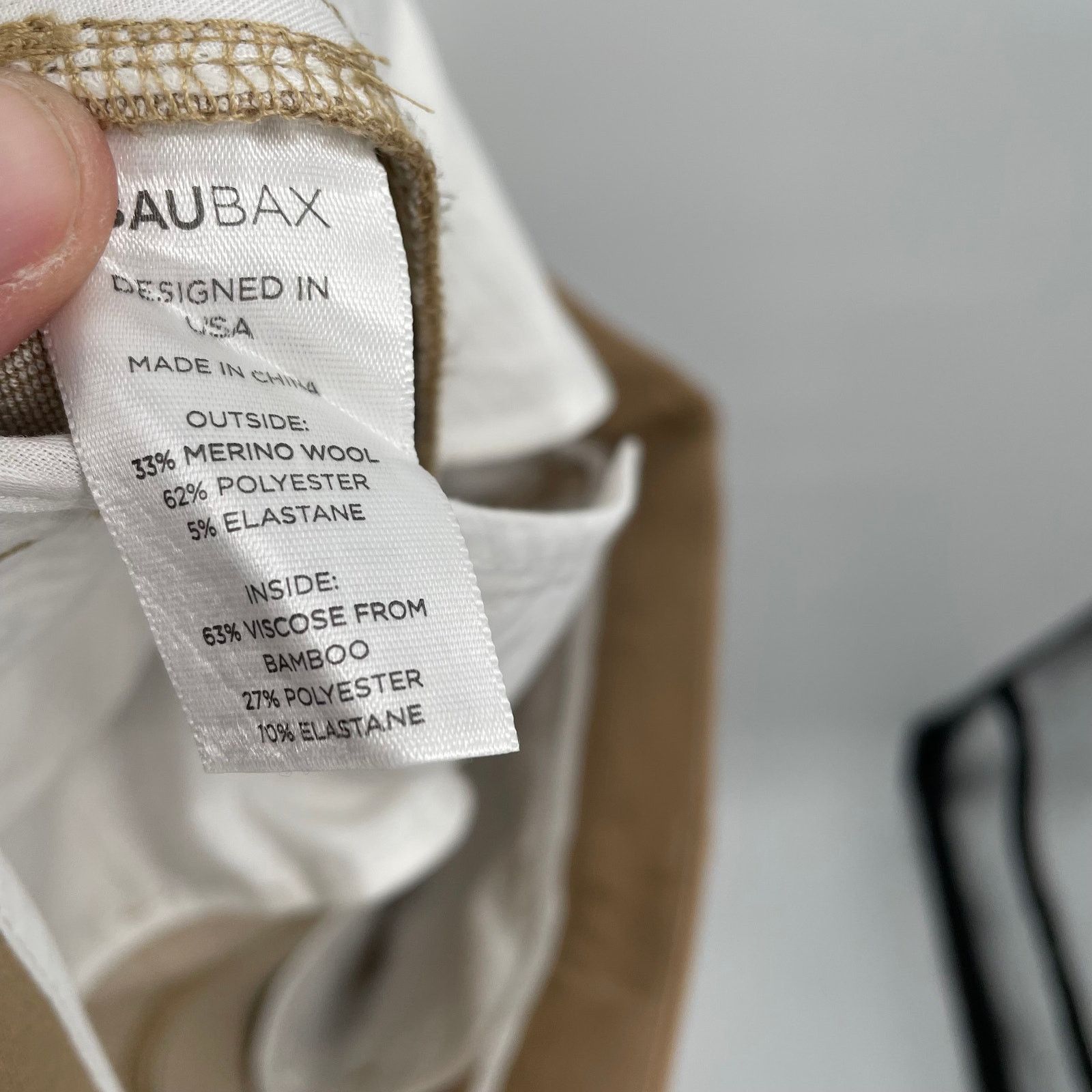 TravisMathew Baubax Men's Athletic Chino Khaki Pants // 34x32 Size US 34 / EU 50 - 9 Thumbnail