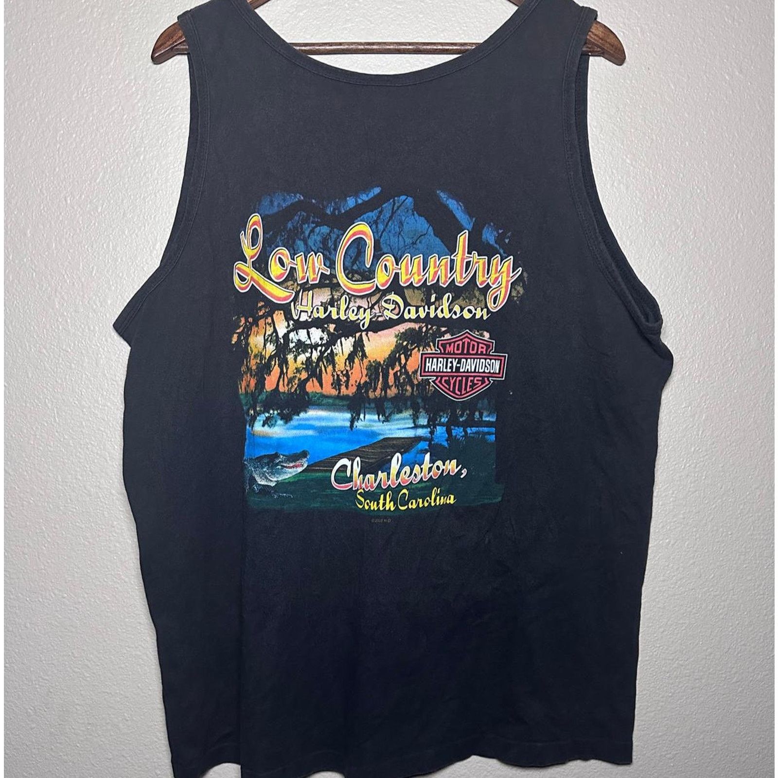 Harley Davidson 🏍️ Harley-Davidson Gator Tank – Size L Size L / US 10 / IT 46 - 1 Thumbnail