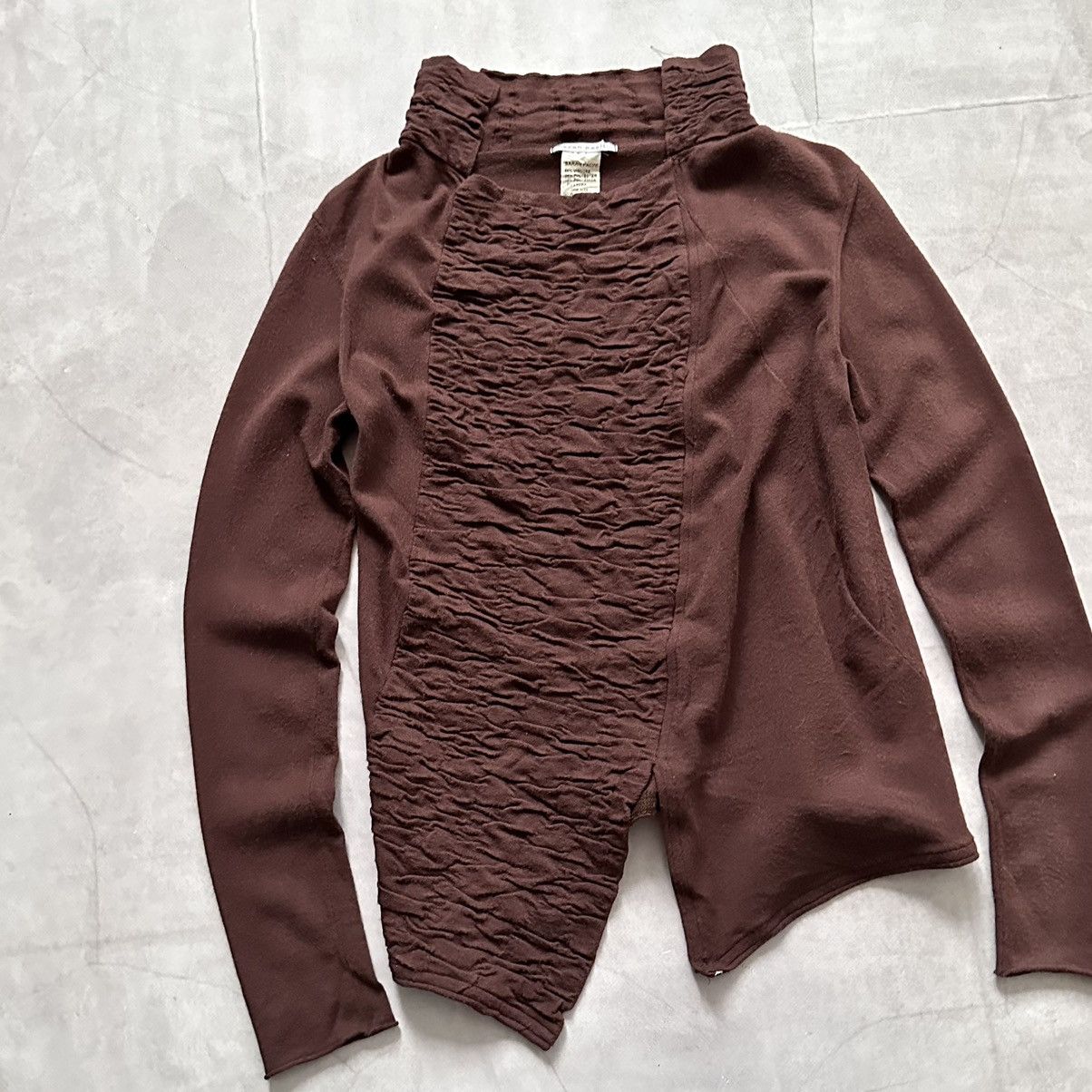 Hysteric Glamour × Undercover Gothic Sarah Pacini Pleated Sweater Long Sleeve Cop Copine Size ONE SIZE - 2 Thumbnail