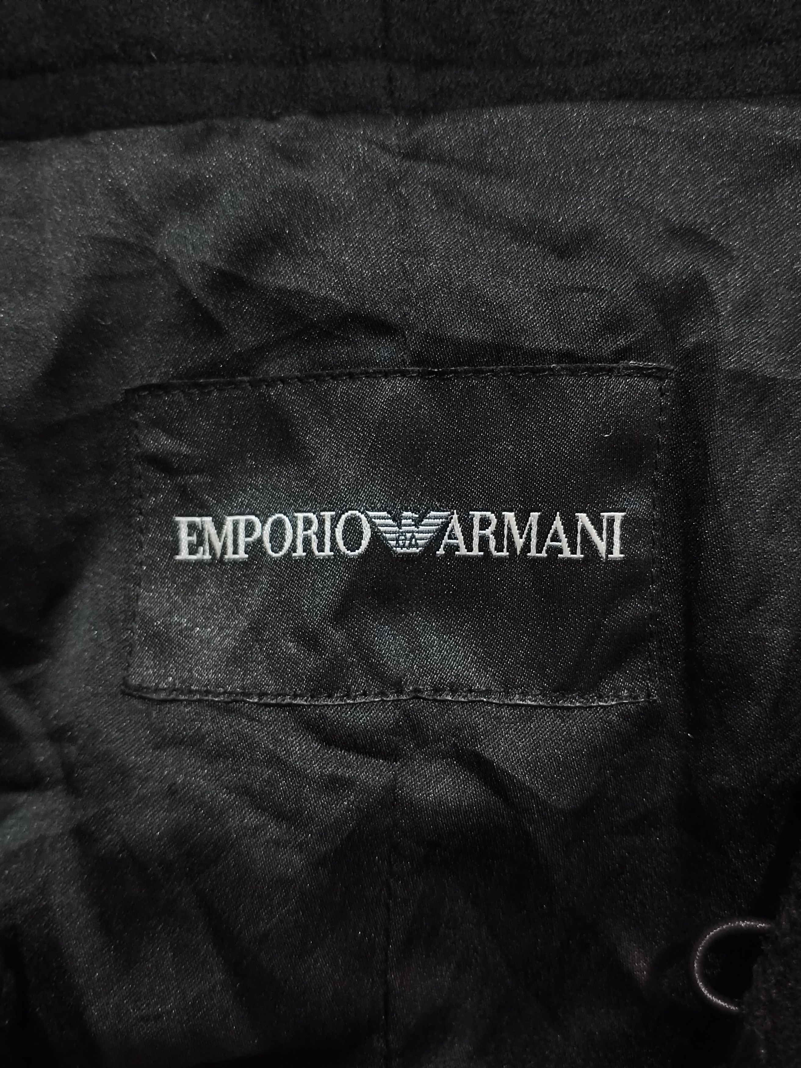 Emporio Armani Emporio Armani Y2K Structured Grid Pattern Cropped Jacket Size XS / US 0-2 / IT 36-38 - 9 Thumbnail