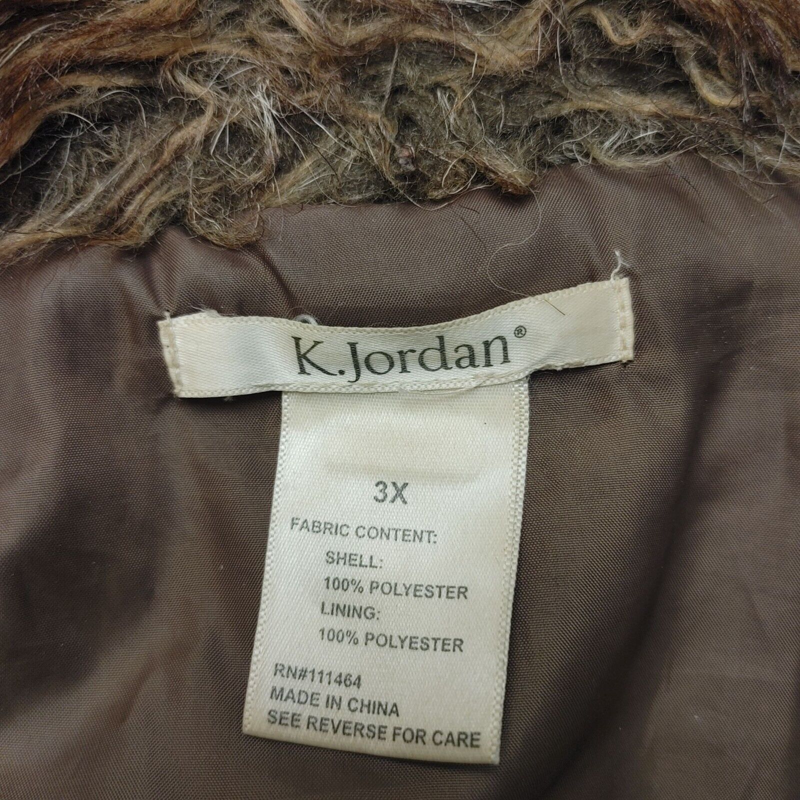 Other Faux Fur Soft Retro Style Boho Chic Elegant Modern 3X Vest Size 3XL / US 20-22 - 4 Thumbnail