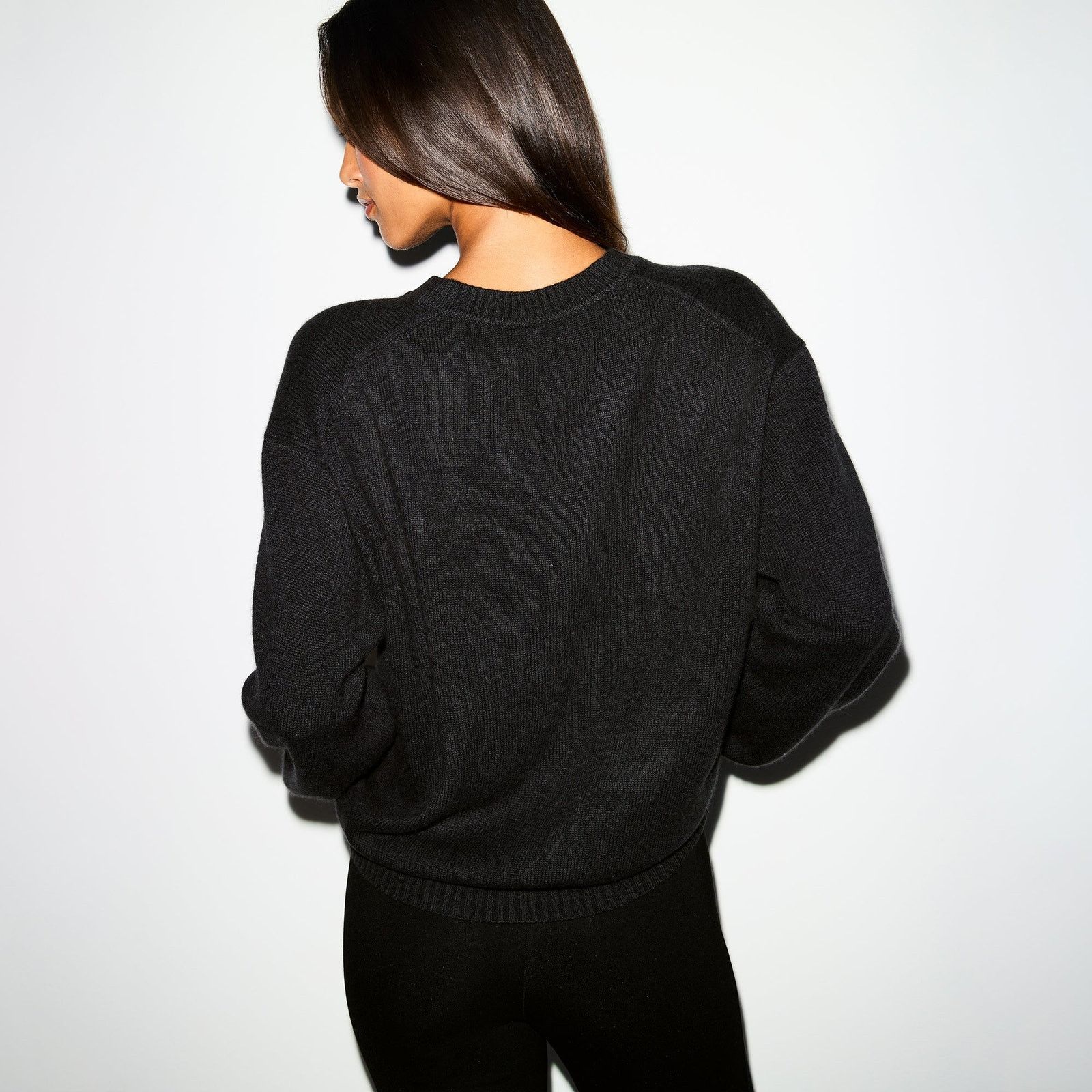 SKIMS SKIMS Wool Cashmere Oversized V Neck Sweater | - Size 2X/3X Size XXL / US 16-18 / IT 52-54 - 4 Thumbnail