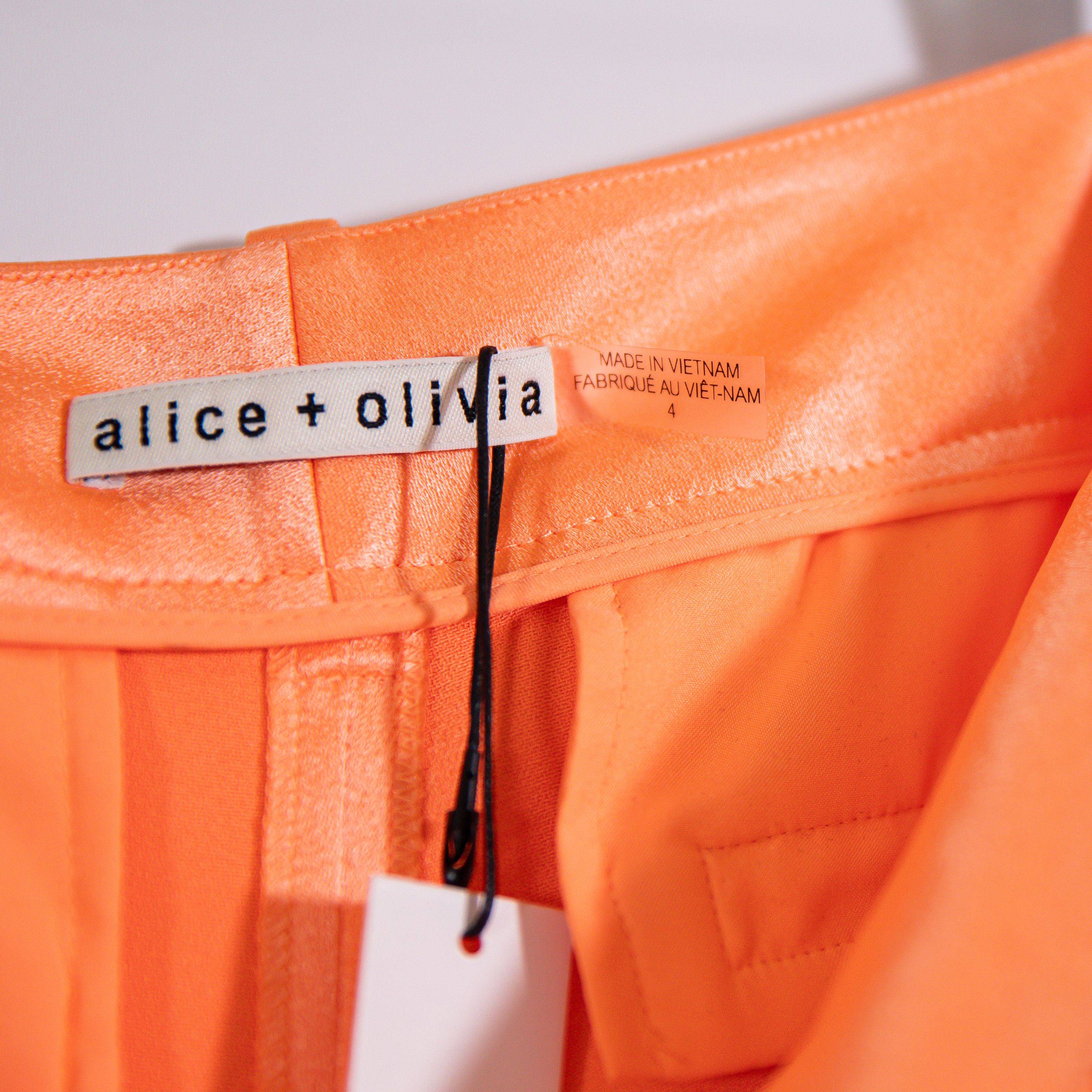 Alice + Olivia NEW Alice + Olivia Eric Low Rise Wide Leg Size 27" / US 4 / IT 40 - 3 Thumbnail