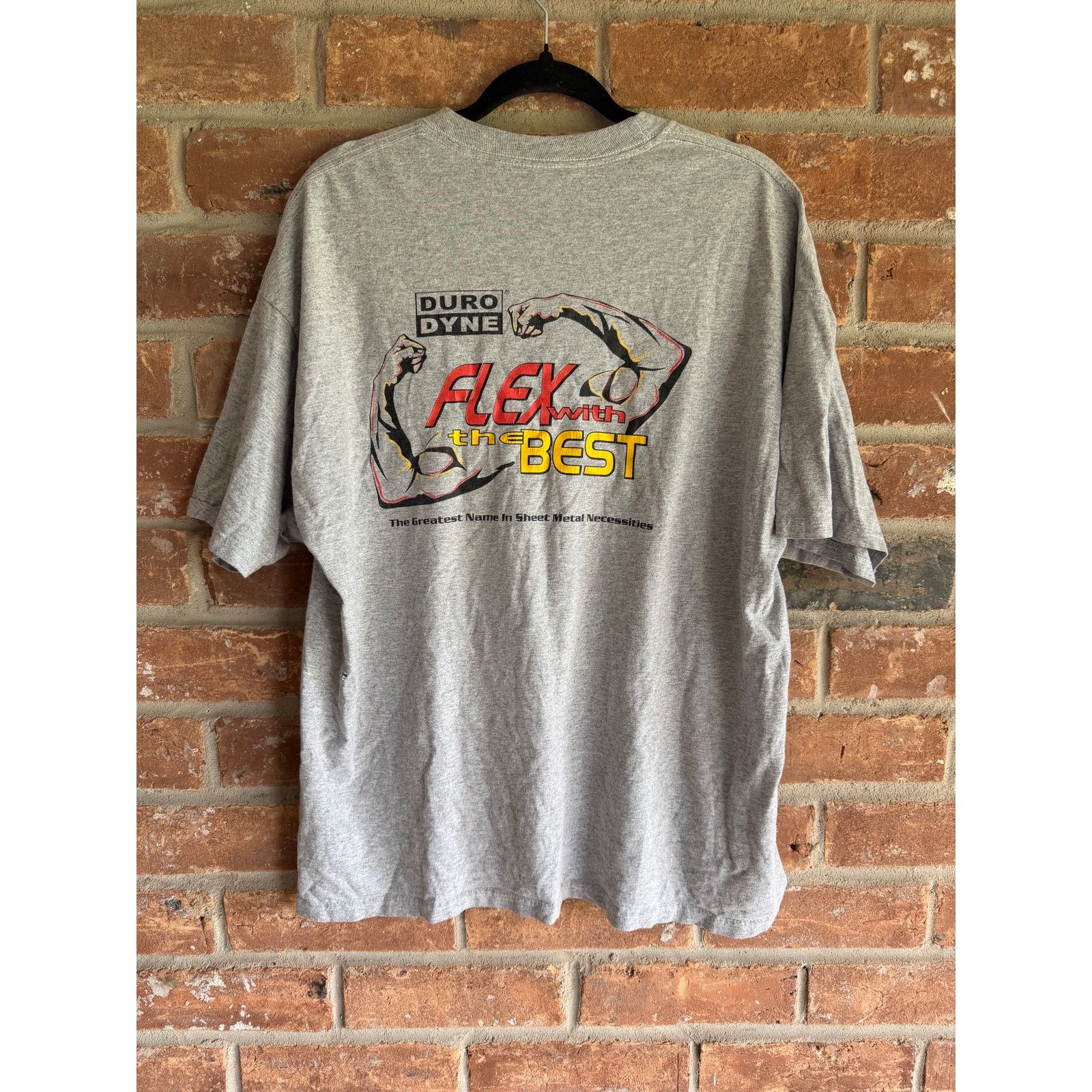 Jerzees Vintage Duro Dyne HVAC Graphic Tee XL Gray Work Shirt Size US XL / EU 56 / 4 - 1 Thumbnail