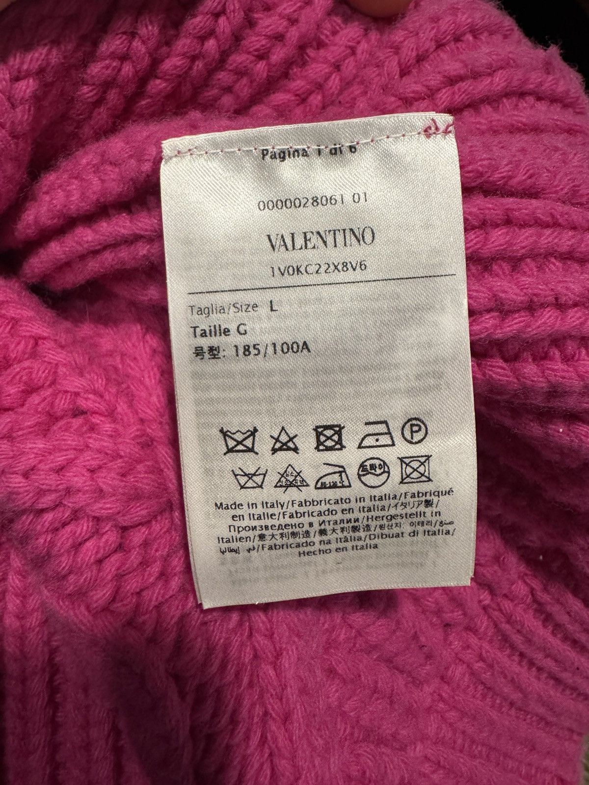 Valentino NWT Valentino Pink PP Wool Knit Sweater Size US L / EU 52-54 / 3 - 5 Thumbnail