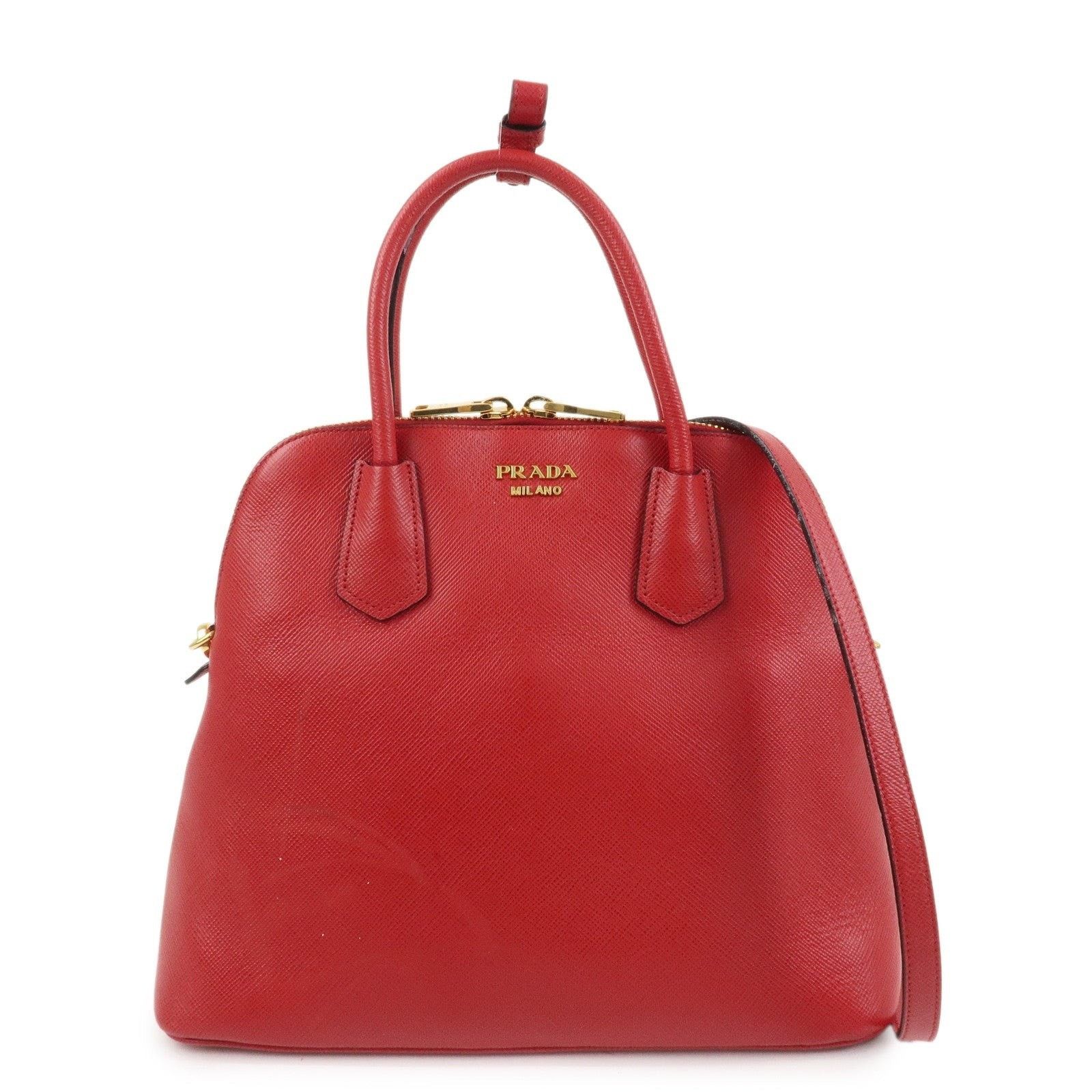 Prada Prada Saffiano Lux Galleria Double Zip Saffiano Satchel Size ONE SIZE - 1 Thumbnail