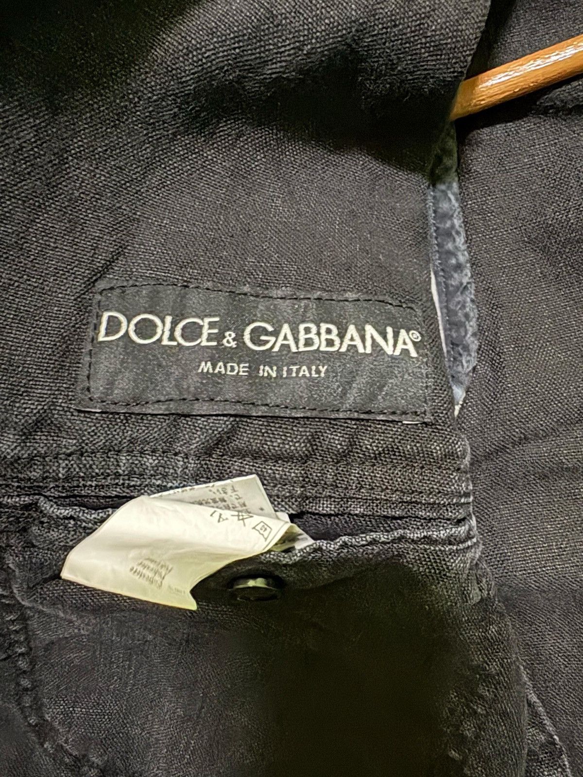 Dolce & Gabbana Dolce And Gabbana Linen Jacket Distressed Design Size US S / EU 44-46 / 1 - 11 Thumbnail