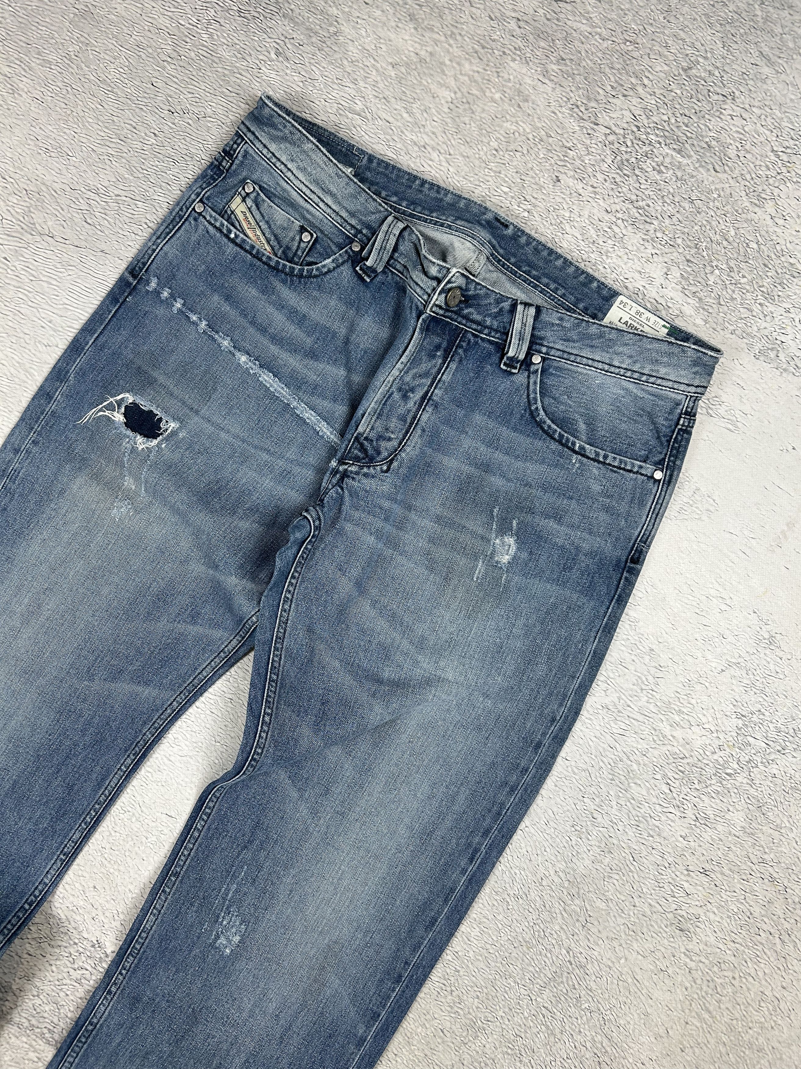 Diesel × Vintage Diesel Lakree Jeans Vintage 009LT Wash Straight Distressed Size US 38 / EU 54 - 5 Thumbnail
