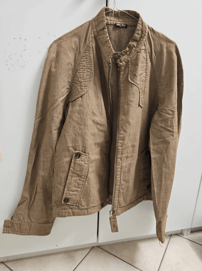 Miu Miu Miu Miu Jacket 1999 Coat Blazer Crop Top Archival EX0128 Size US XL / EU 56 / 4 - 1 Thumbnail