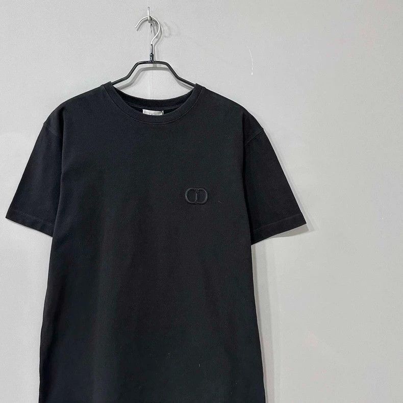 Dior Embroidered Black Short Sleeve Dior T-2505 Size US S / EU 44-46 / 1 - 2 Thumbnail