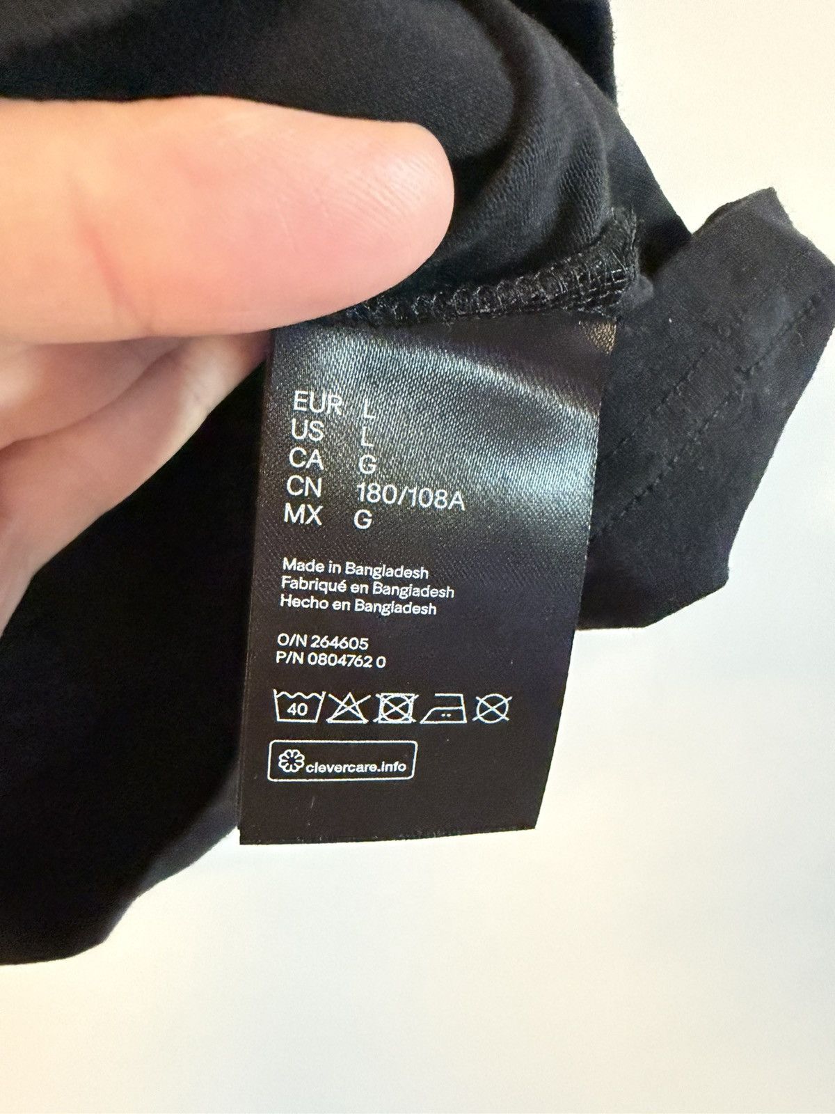 H&M Giambattista Valli X H&M Black T-Shirt Size US L / EU 52-54 / 3 - 8 Thumbnail