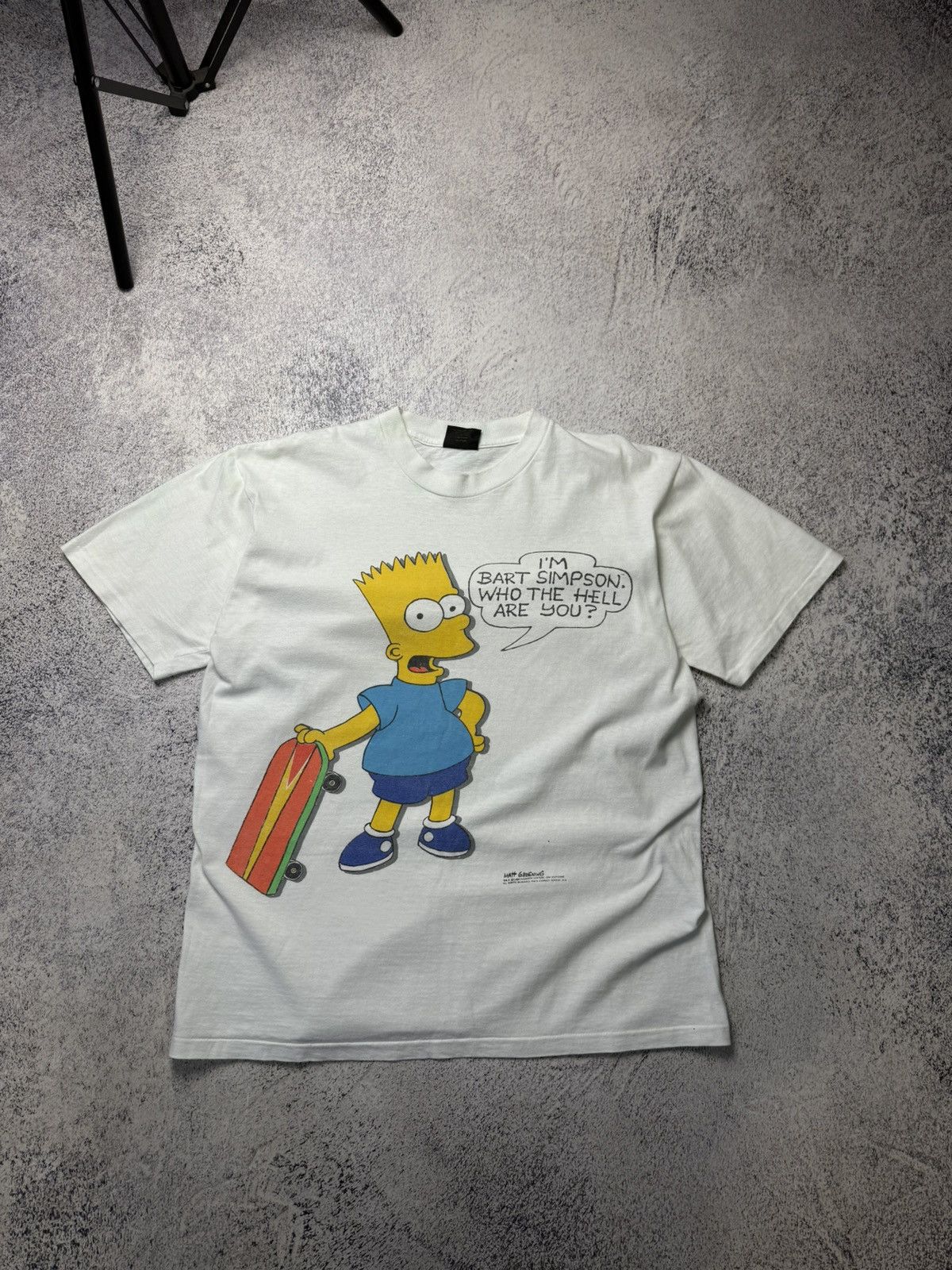 The Simpsons Vintage The Simpsons Matt Groening Bart 90s TShirt Adult USA Size US L / EU 52-54 / 3 - 4 Thumbnail