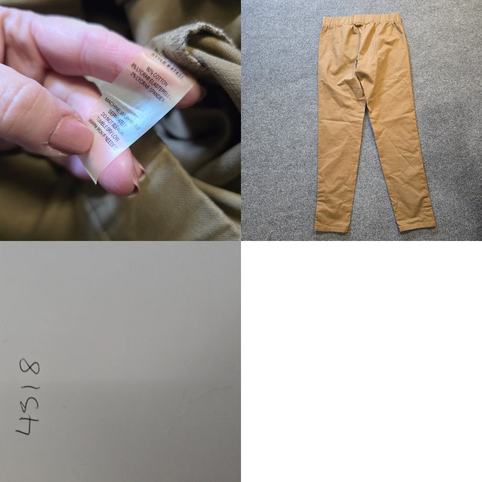 Soft Surroundings Soft Surroundings Pants Womens Large Brown Stretch Skinny Elastic Waist Casual Dress Pants Size 36" / US 14 / IT 50 - 8 Thumbnail