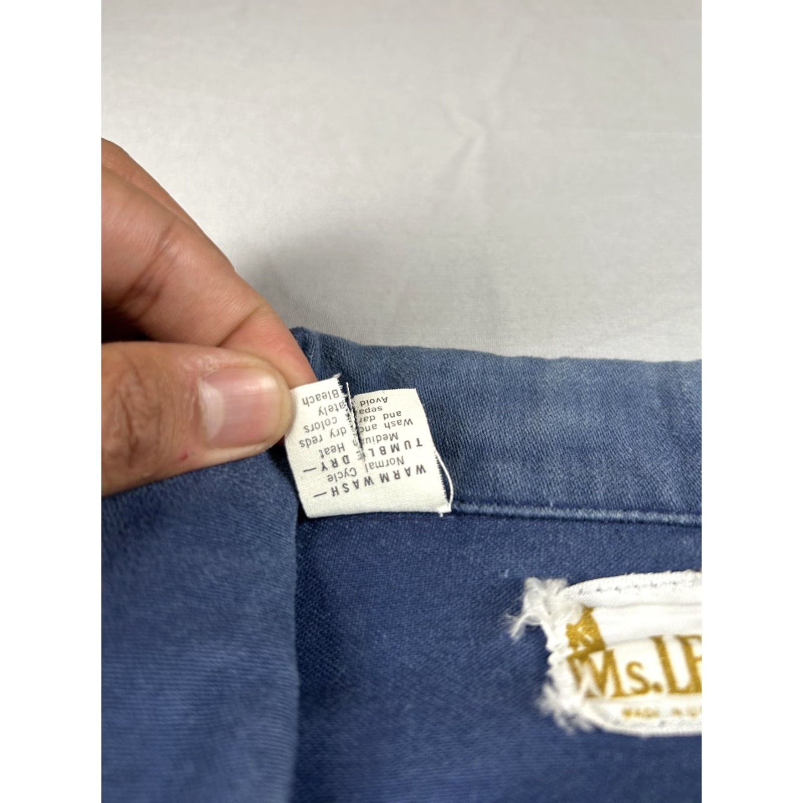 Lee VINTAGE Lee Jacket Womens M Blue Denim Western Trucker Short Button Front Casual 60s 70s Mens? Womens Size M / US 6-8 / IT 42-44 - 7 Thumbnail