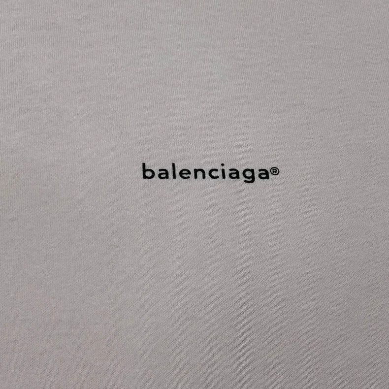 Balenciaga Balenciaga Small Logo Pink Short Sleeve Tee Size US S / EU 44-46 / 1 - 3 Thumbnail