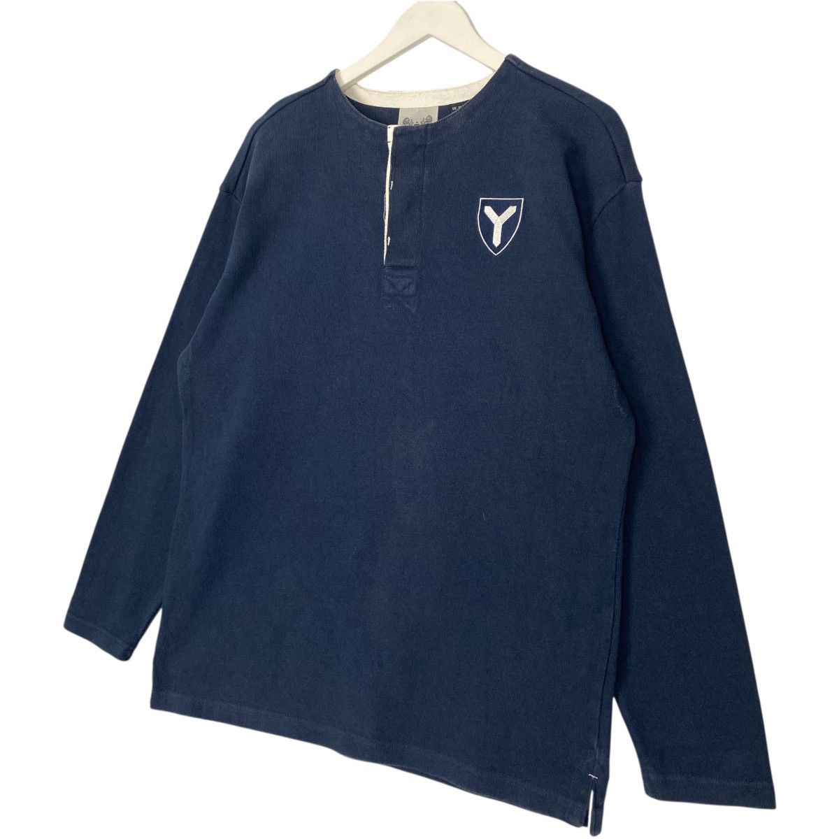 Vintage Vintage Cotton Oxford Made In Japan Pullover Blue Size M Size US M / EU 48-50 / 2 - 2 Thumbnail