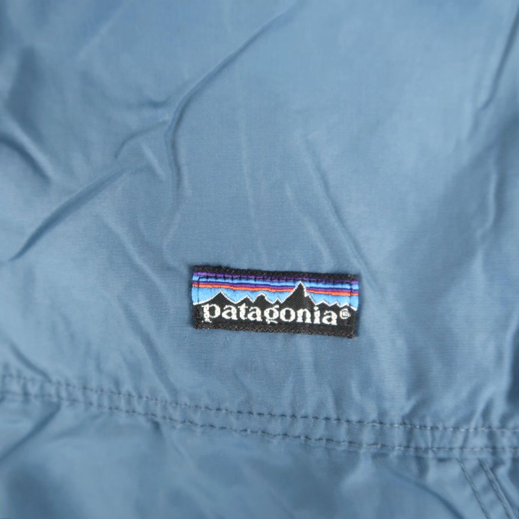 Vintage 90s Patagonia Shelled Synchilla Bomber Jacket USA Made Blue Size M
