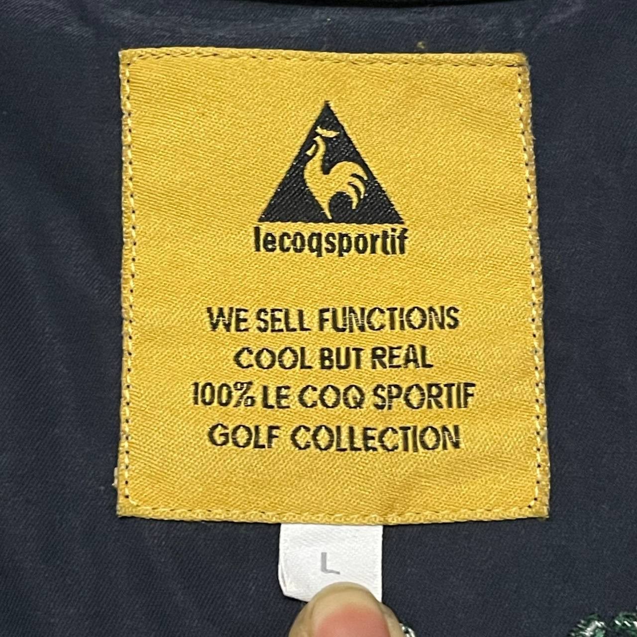Le Coq Sportif Vintage Le Coq Sportif Embroidery Floral Sweater Jacket Size L / US 10 / IT 46 - 10 Thumbnail