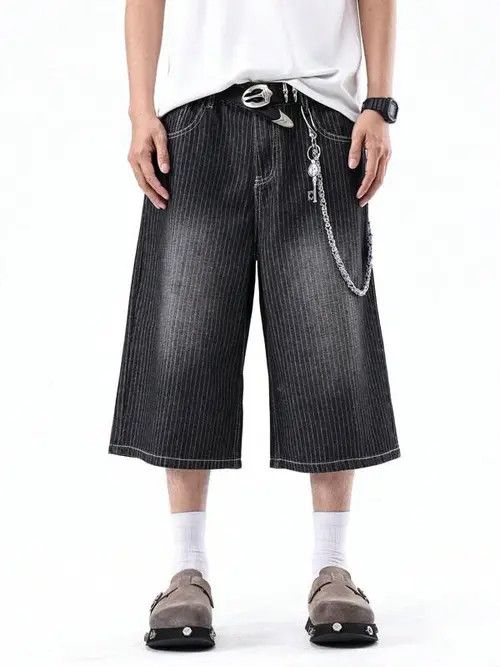 Jean × Vintage Vintage RETRO 90s denim jeans jorts shorts Size US 36 / EU 52 - 1 Thumbnail