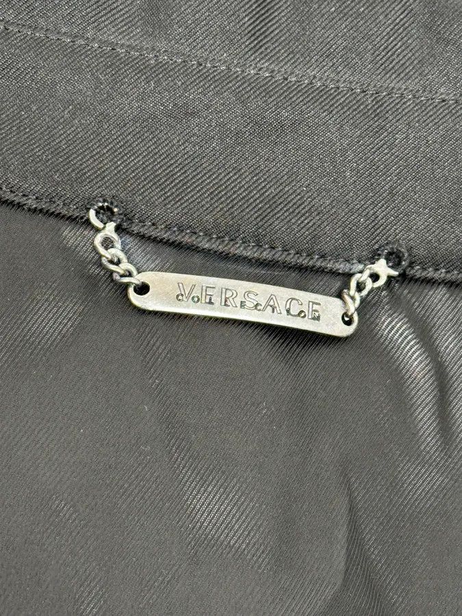 Versace 2010s Versace Black Minimalist Jacket Size US M / EU 48-50 / 2 - 10 Thumbnail