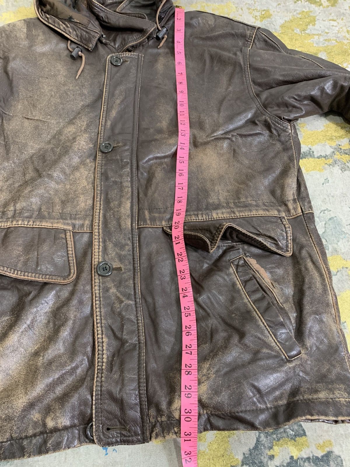 U.S. Polo Assn. Vintage Us Polo Parka leather Jacket Distressed Size US L / EU 52-54 / 3 - 9 Thumbnail