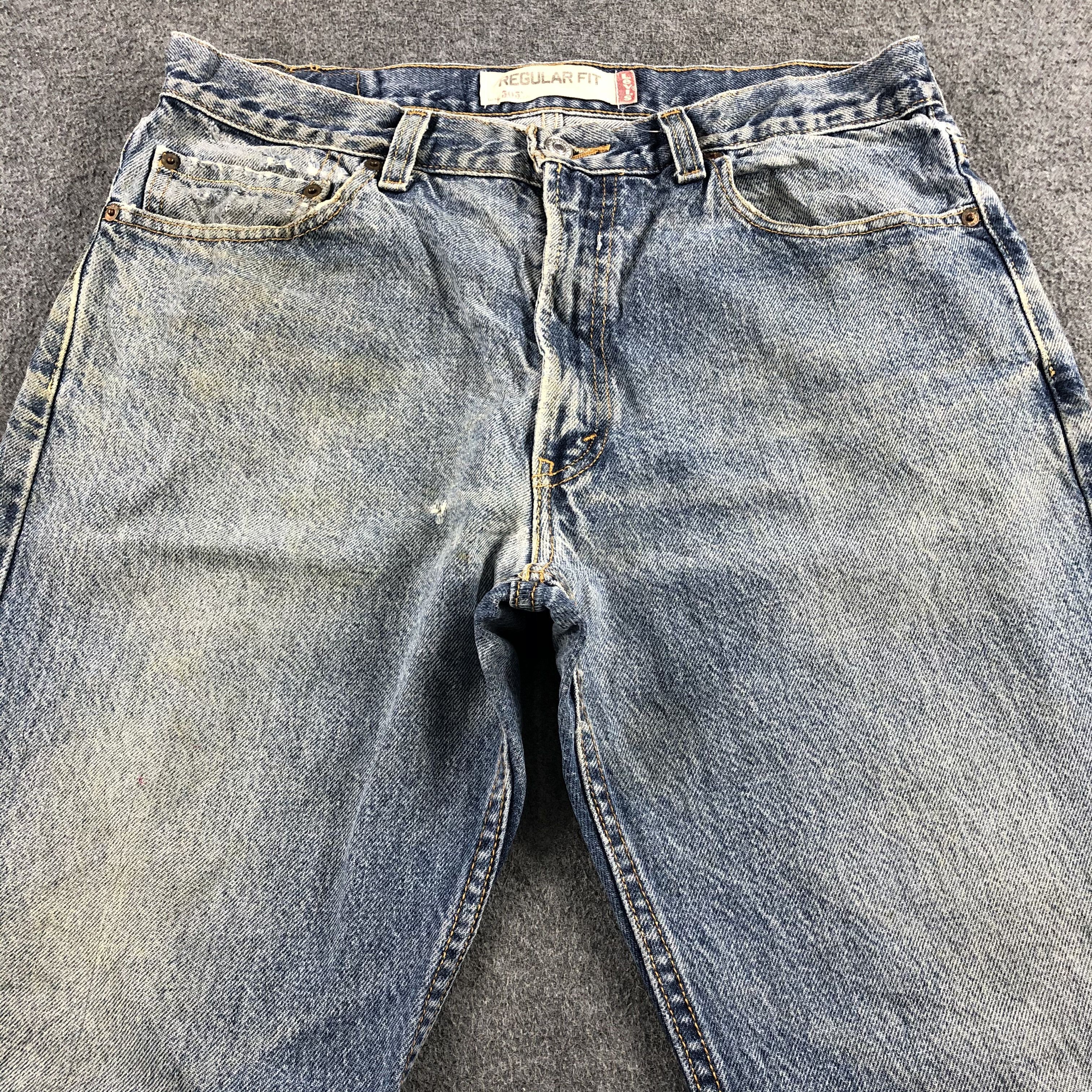 Levi's Vintage Blue Wash Levis 505 Jeans-J2069 Size US 34 / EU 50 - 3 Thumbnail