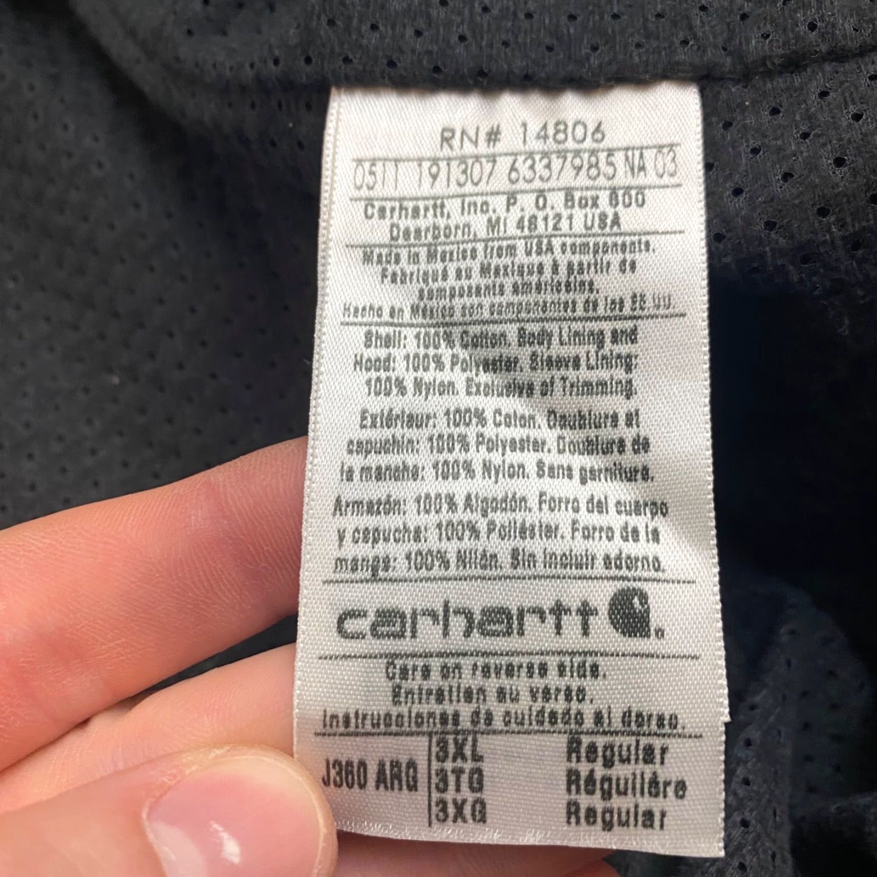Carhartt CARHARTT Jacket Mens 3XL Olive Green J360 ARG Canvas Utility Coat Workwear Coat Size US XXL / EU 58 / 5 - 4 Thumbnail