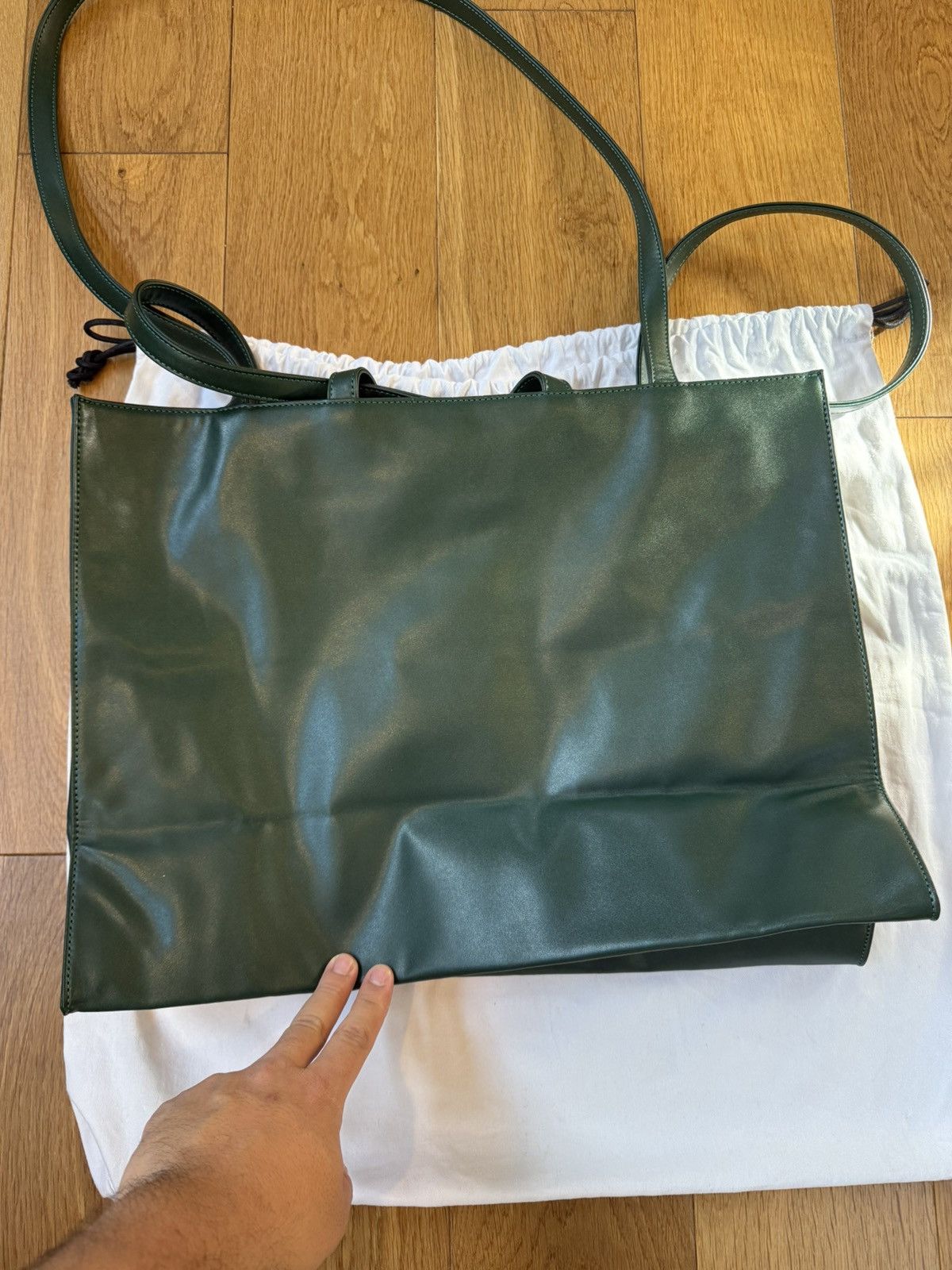 Telfar Telfar Large Shopping Bag Dark Olive Size ONE SIZE - 5 Thumbnail