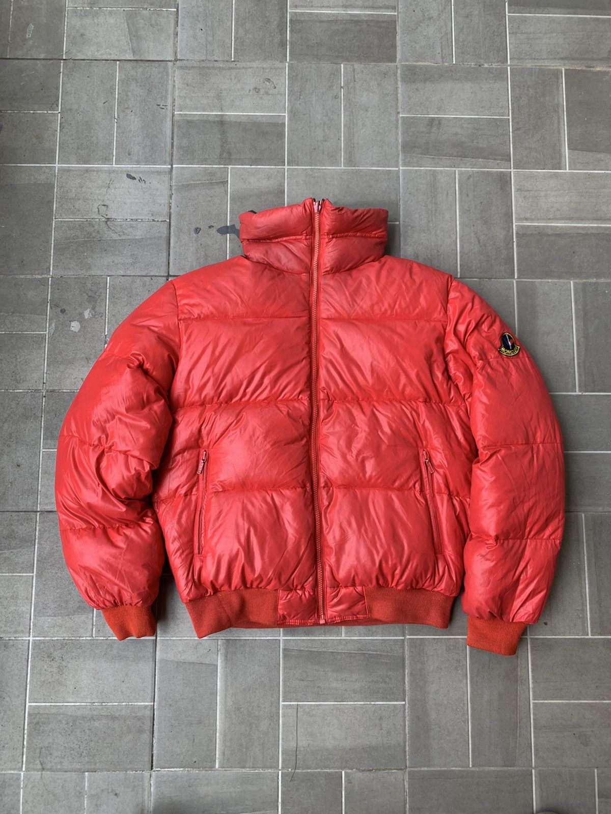 Asics × Moncler Vintage moncler reversible down jacket | Grailed